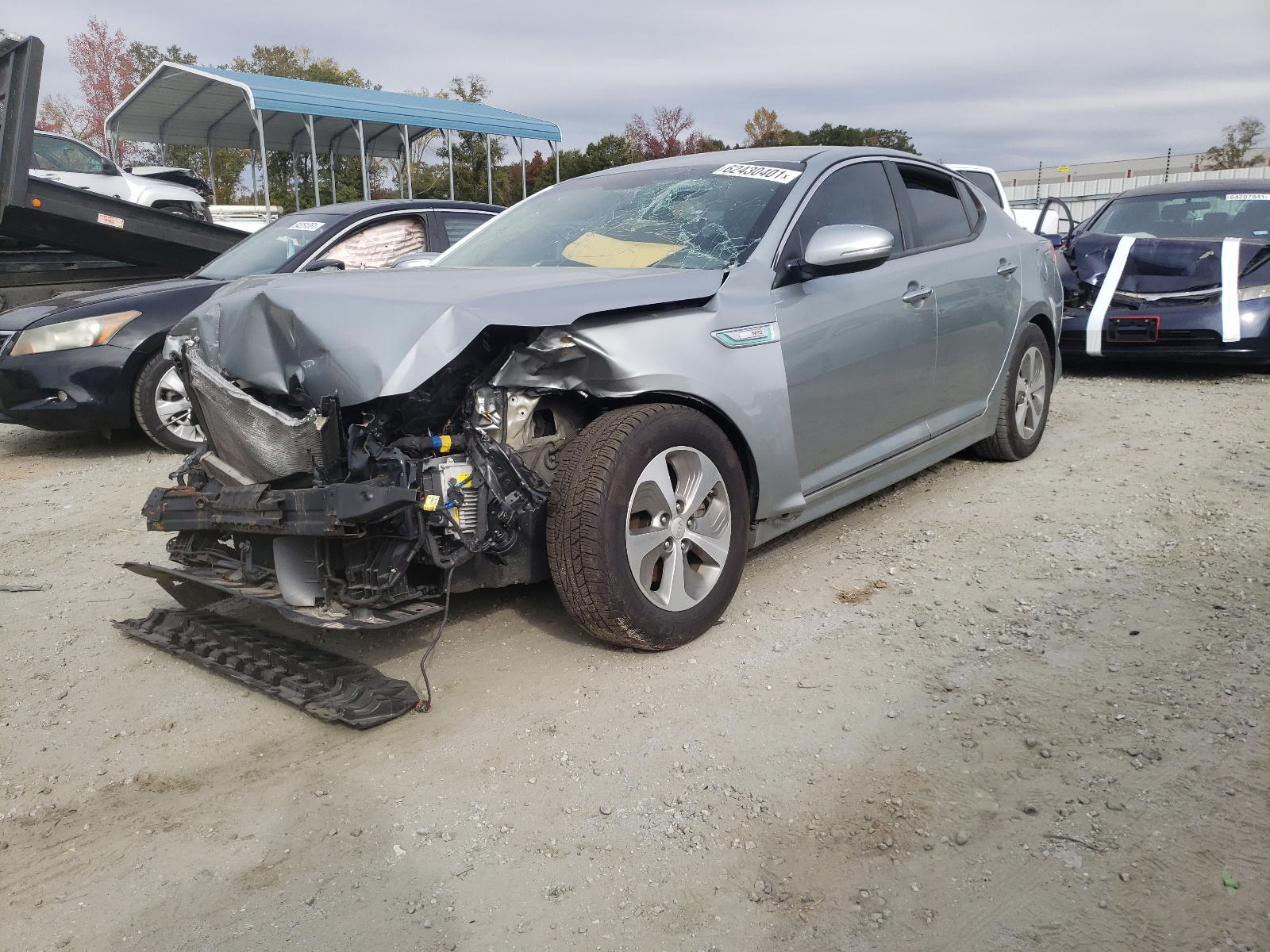 Photo 2 from auction – 2014 KIA OPTIMA HYB with VIN KNAGM4AD6E5077037
