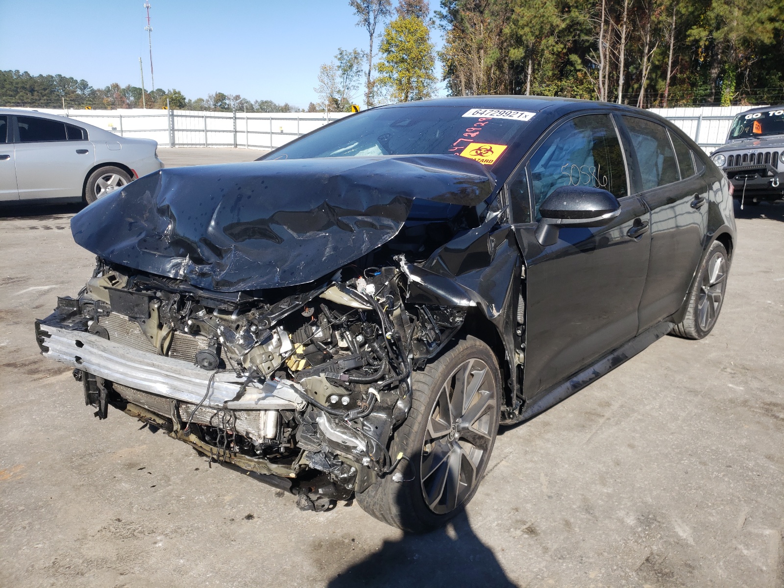 Photo 2 from auction – 2020 TOYOTA COROLLA SE with VIN 5YFS4RCE7LP008048