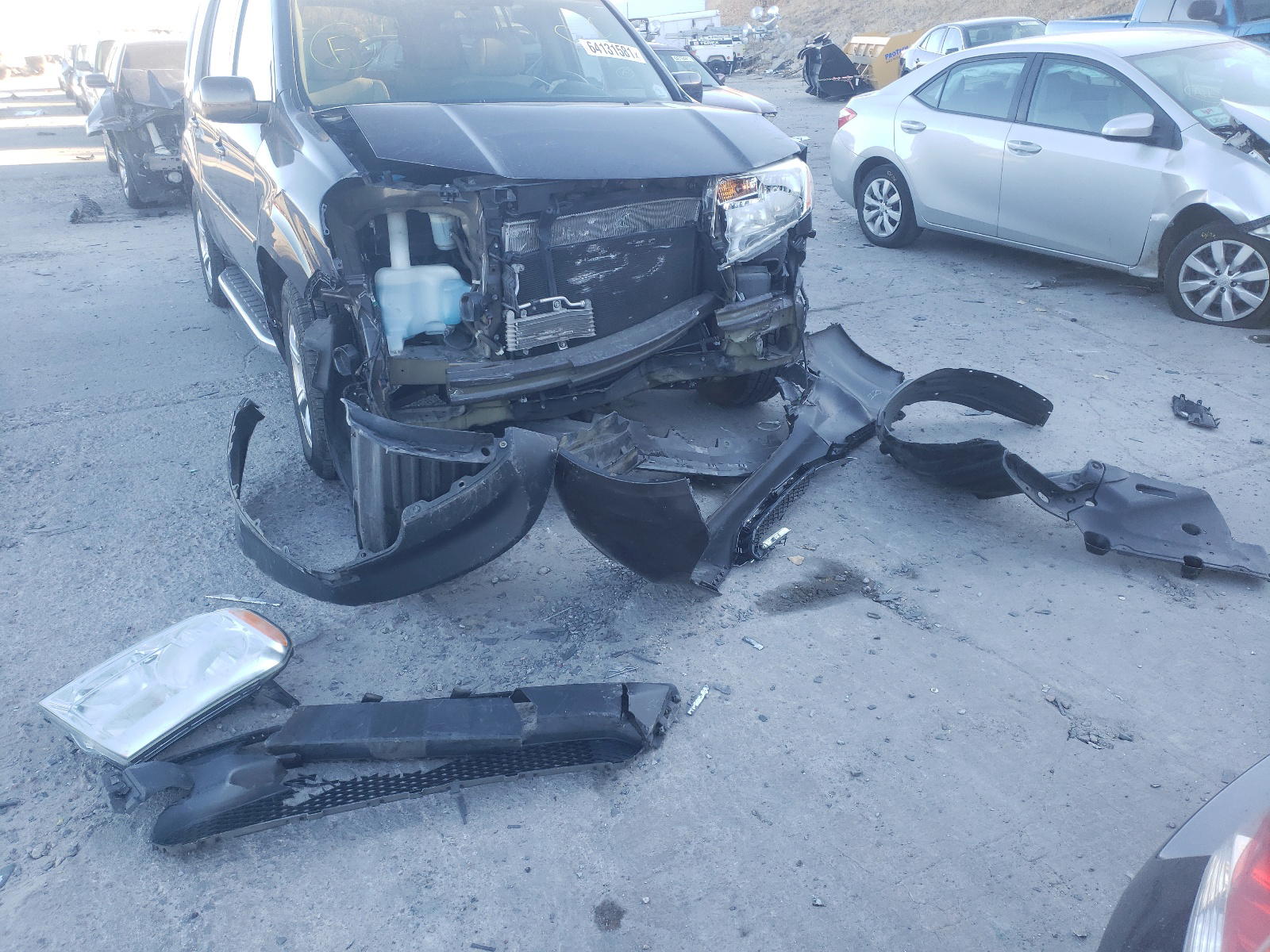 Photo 9 from auction – 2013 HONDA PILOT EX with VIN 5FNYF4H47DB005266