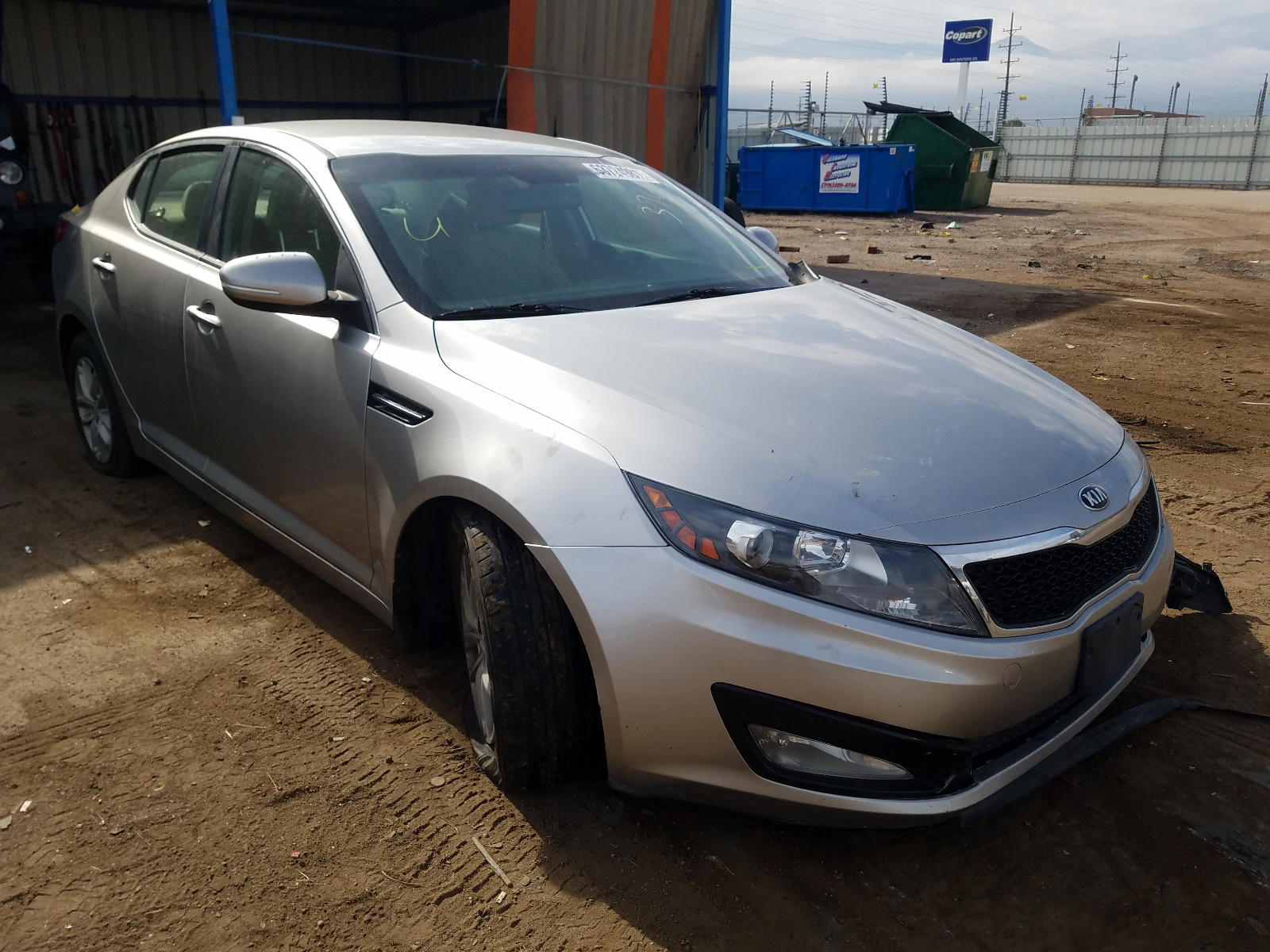 KIA OPTIMA LX 2013 with VIN KNAGM4A7XD5358783 - Photo from auction