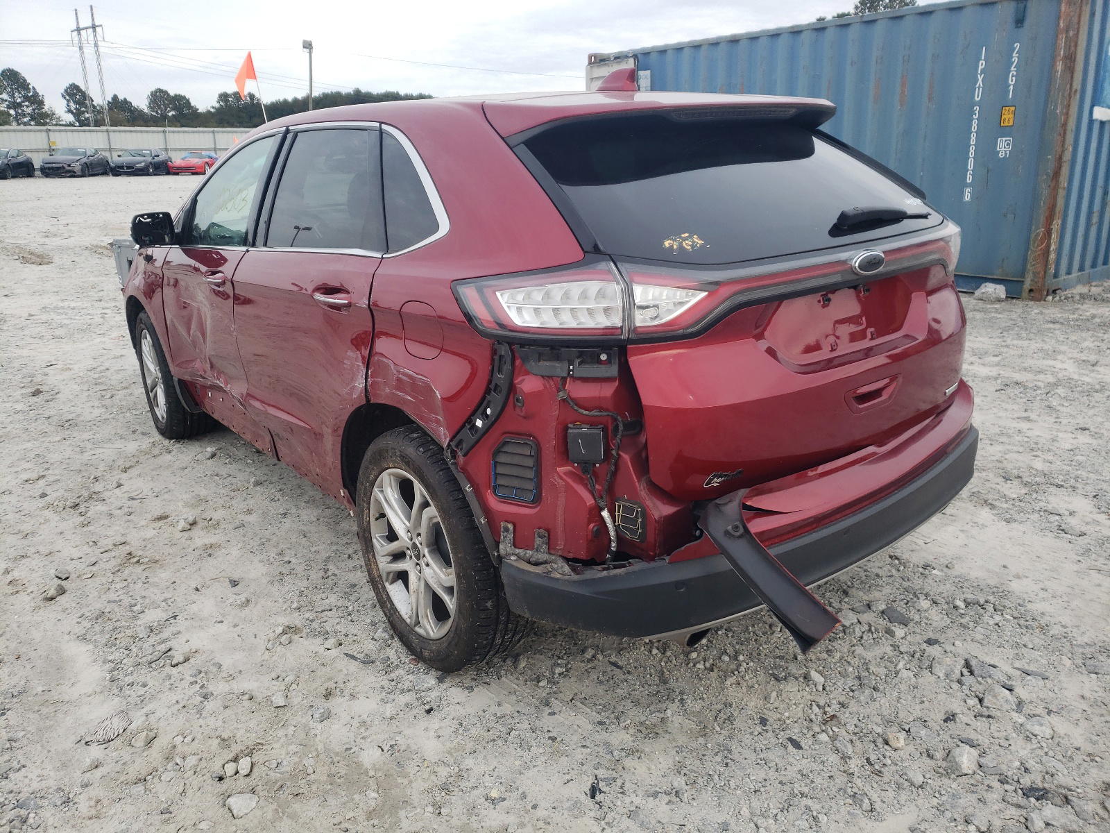 Photo 3 from auction – 2017 FORD EDGE TITAN with VIN 2FMPK4K92HBB76324
