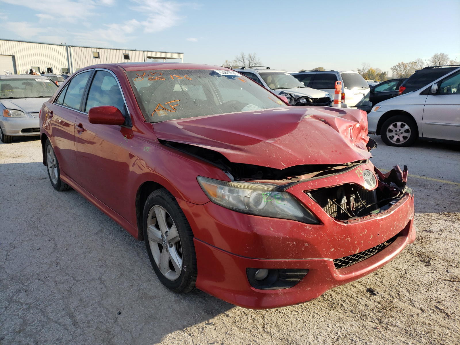TOYOTA CAMRY BASE 2010 with VIN 4T1BF3EK4AU036136 - Photo from auction