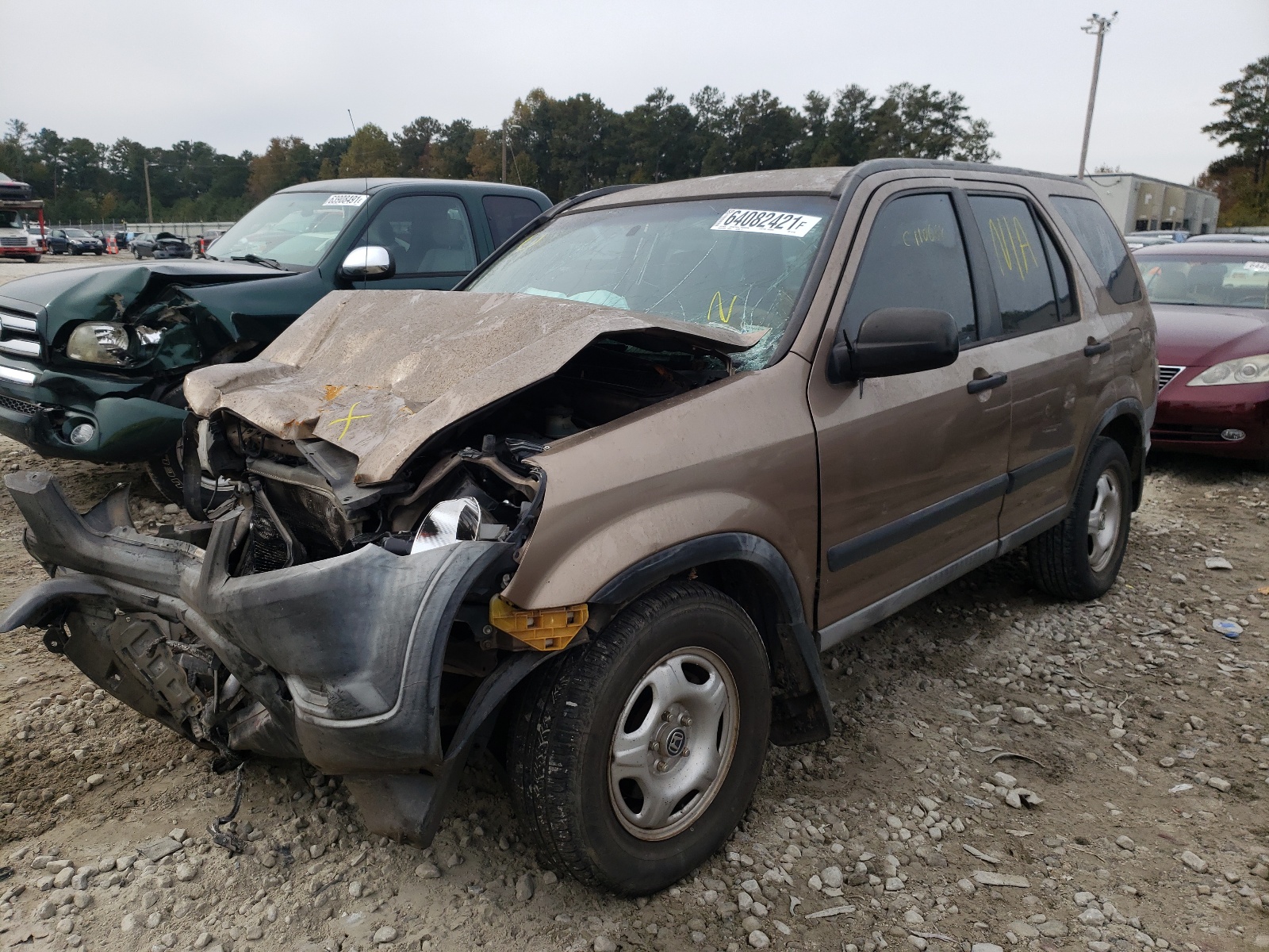 Photo 2 from auction – 2002 HONDA CR-V LX with VIN JHLRD68432C017742