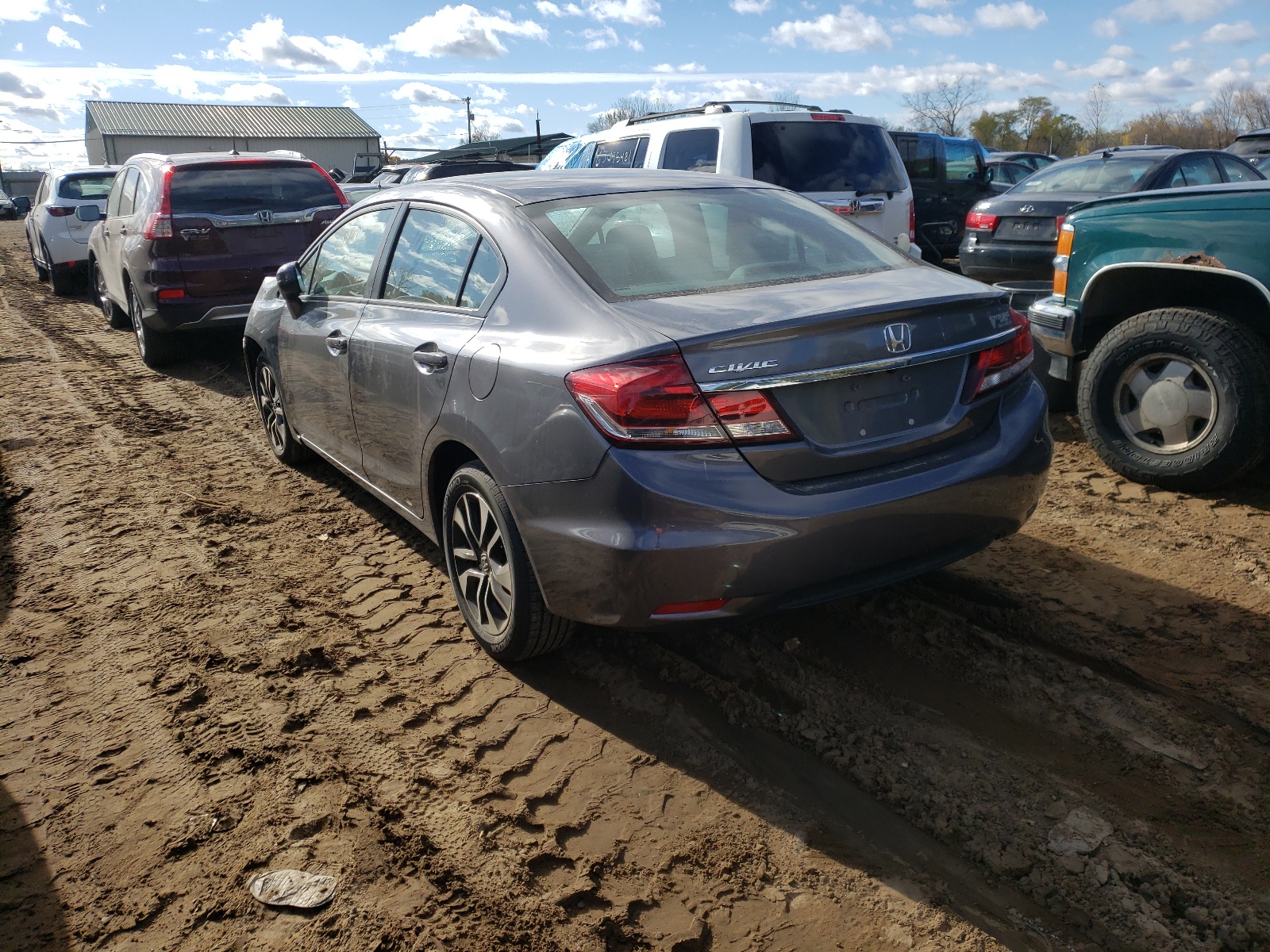 Photo 3 from auction – 2014 HONDA CIVIC EX with VIN 2HGFB2F81EH559977
