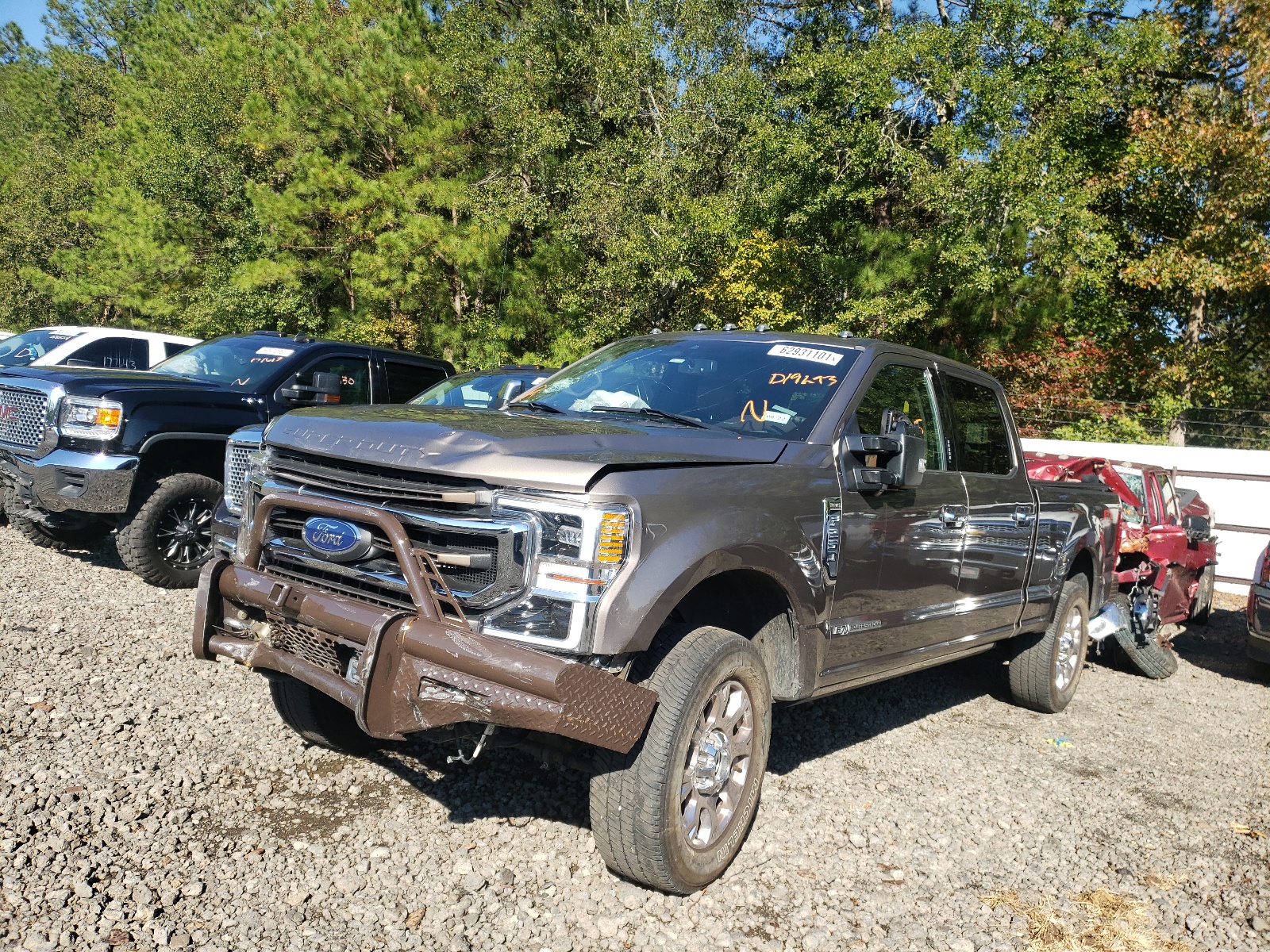 Photo 2 from auction – 2020 FORD F250 SUPER with VIN 1FT7W2BT2LED19293