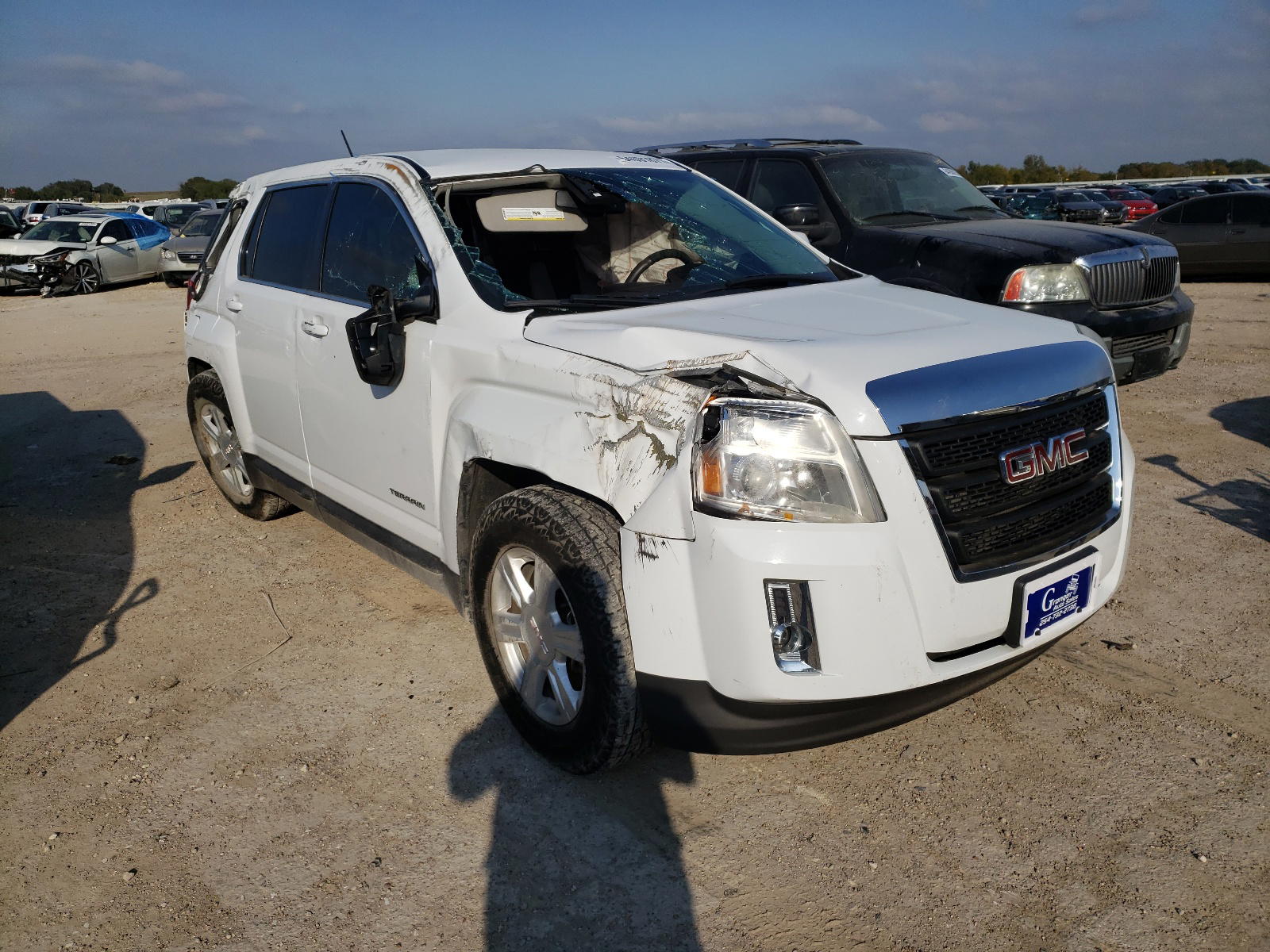 GMC TERRAIN SL 2015 with VIN 2GKALMEK6F6184572 - Photo from auction