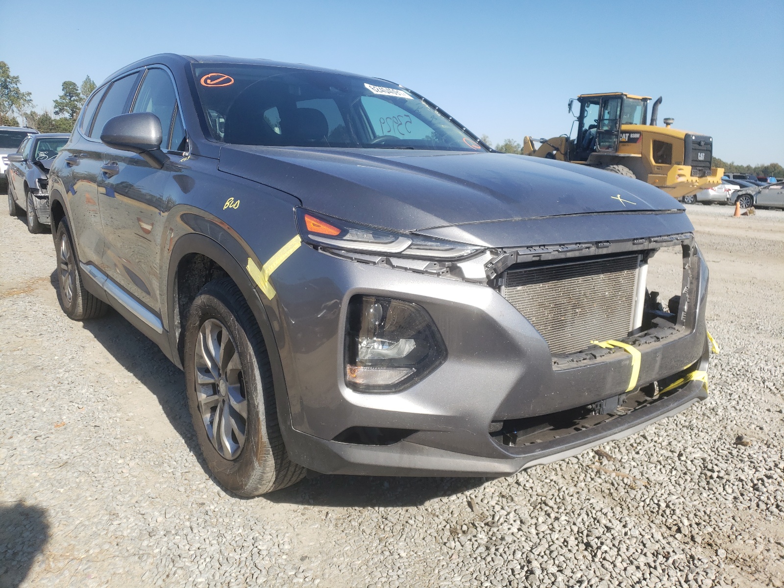 HYUNDAI SANTA FE S 2019 with VIN 5NMS2CAD5KH097253 - Photo from auction