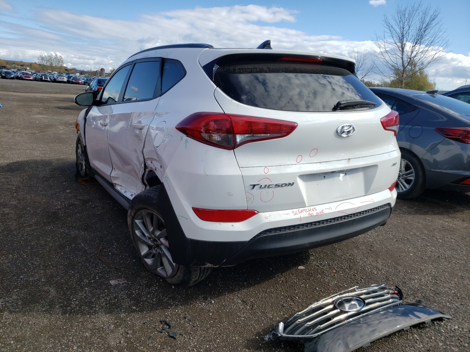 Photo 3 from auction – 2018 HYUNDAI TUCSON SEL with VIN KM8J3CA45JU609587