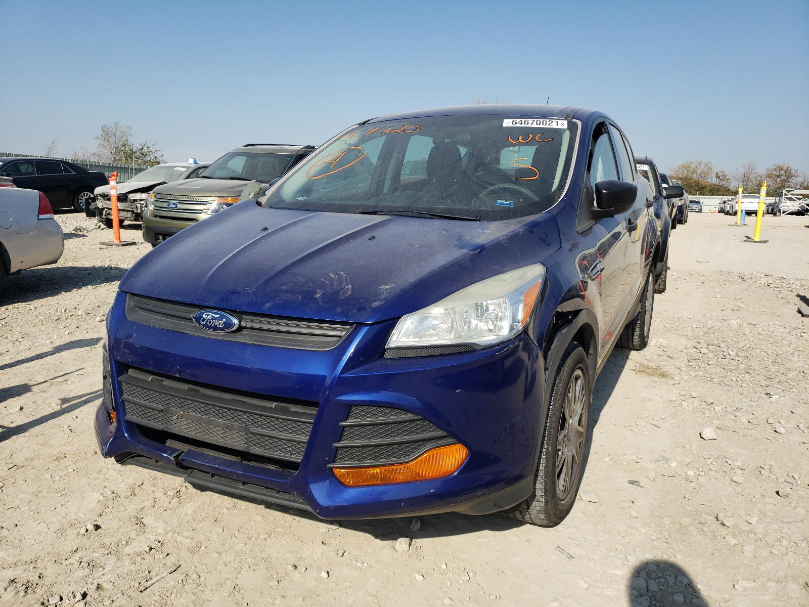 Photo 2 from auction – 2013 FORD ESCAPE S with VIN 1FMCU0F74DUC91120