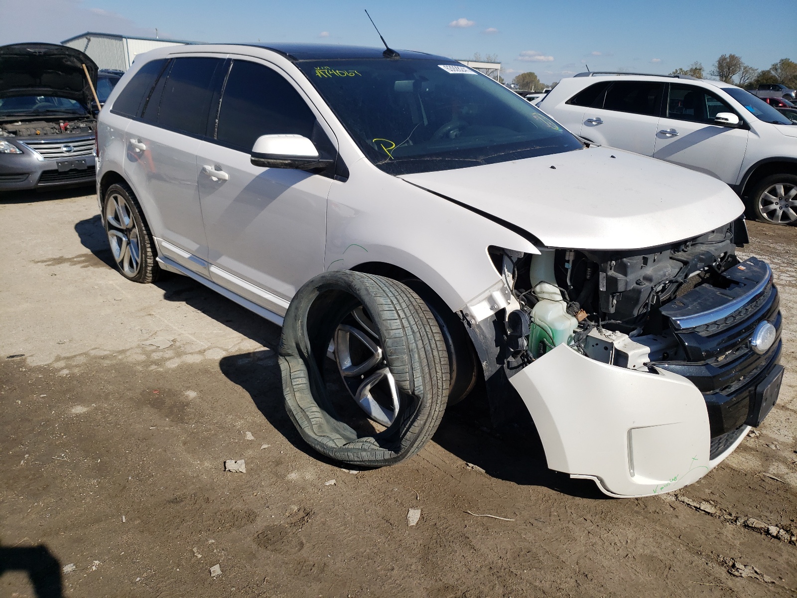 FORD EDGE SPORT 2013 with VIN 2FMDK4AK0DBA74067 - Photo from auction