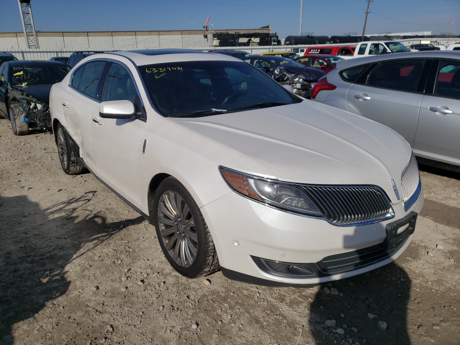 LINCOLN MKS 2013 with VIN 1LNHL9EK1DG616646 - Photo from auction