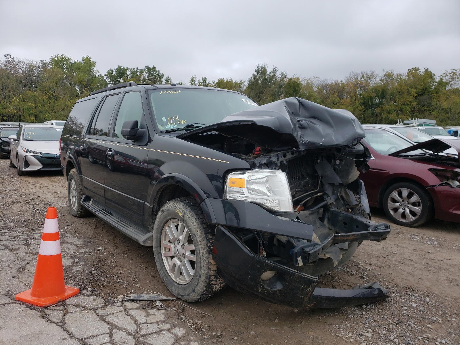 FORD EXPEDITION 2014 with VIN 1FMJK1H54EEF01029 - Photo from auction