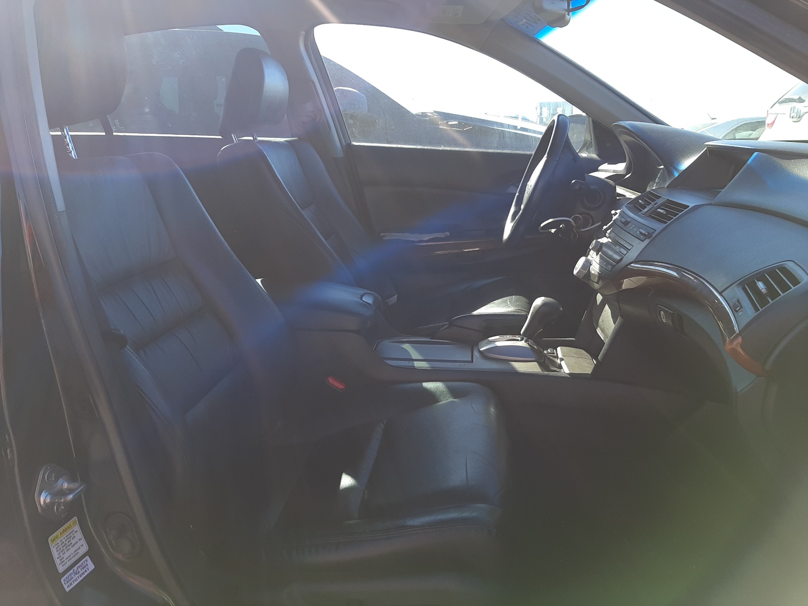 Photo 5 from auction – 2012 HONDA ACCORD EXL with VIN 1HGCP2F8XCA179424