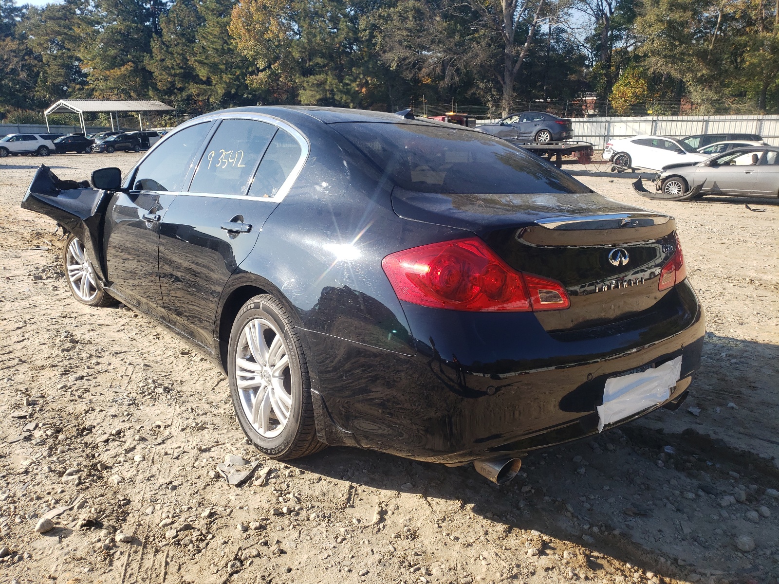 Photo 3 from auction – 2013 INFINITI G37 with VIN JN1CV6AR9DM767653