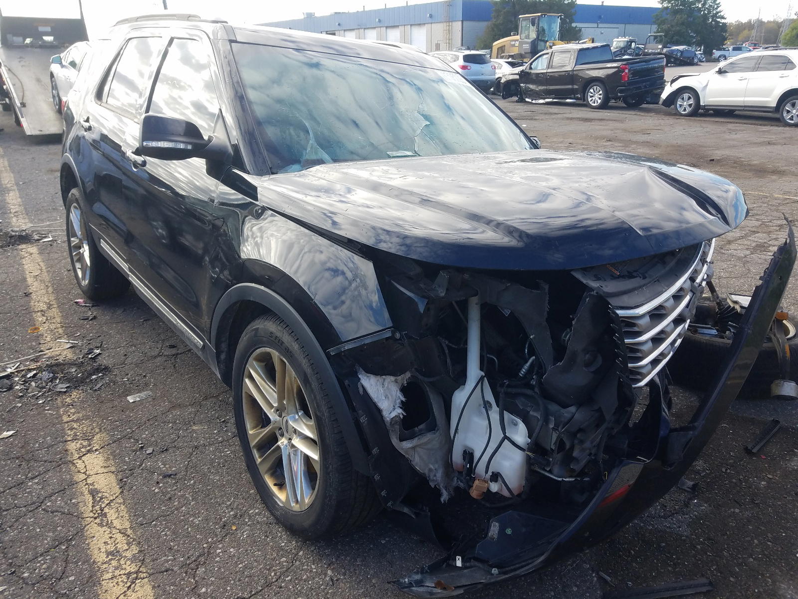FORD EXPLORER X 2016 with VIN 1FM5K8D81GGA33682 - Photo from auction