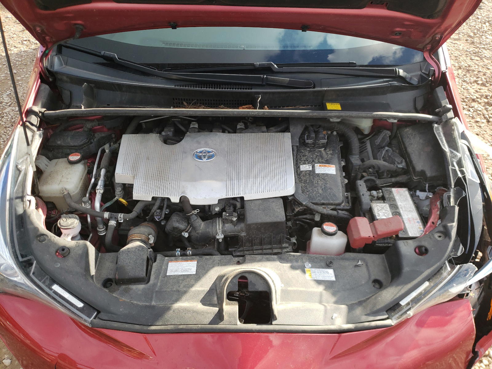 Photo 7 from auction – 2016 TOYOTA PRIUS with VIN JTDKBRFU0G3514540