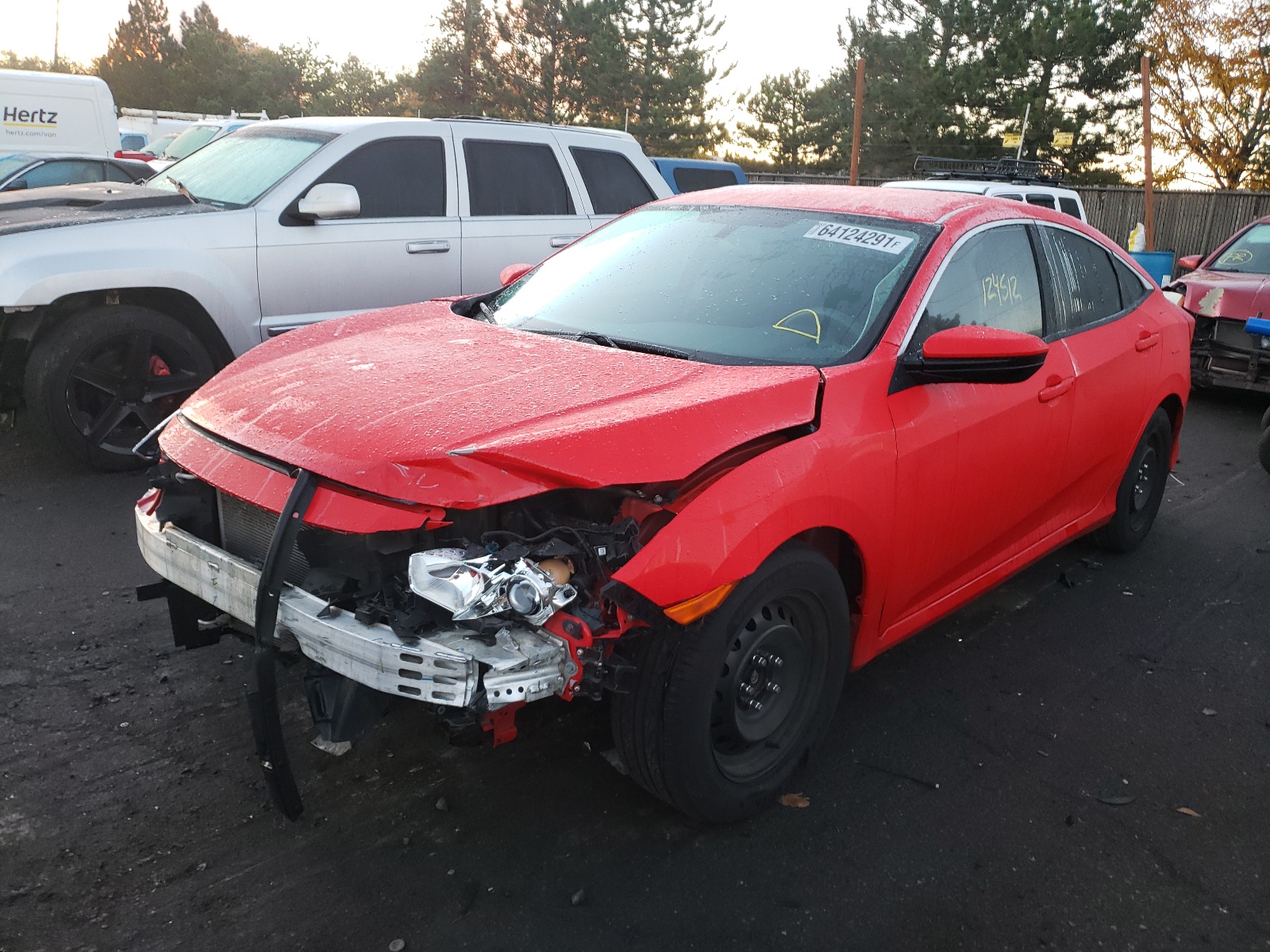 Photo 2 from auction – 2017 HONDA CIVIC LX with VIN 2HGFC2E58HH508775