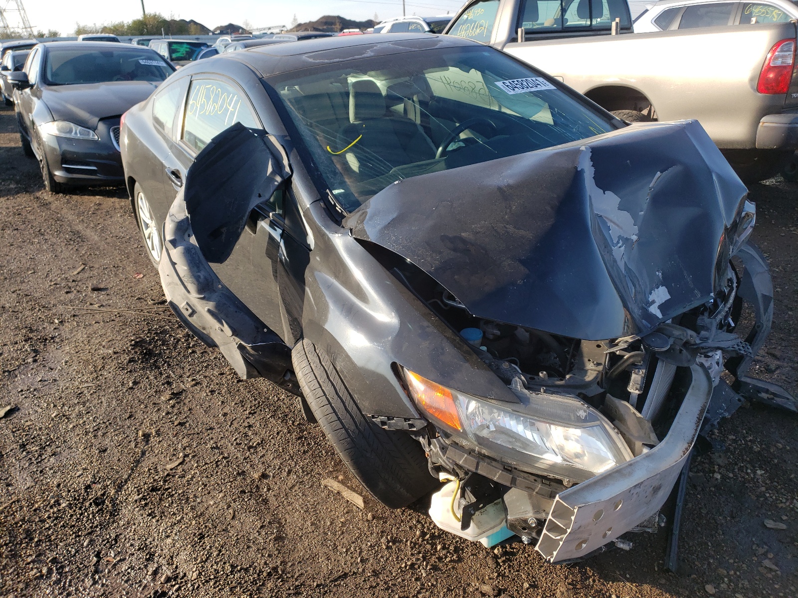 HONDA CIVIC EX 2012 with VIN 2HGFG3B81CH541652 - Photo from auction
