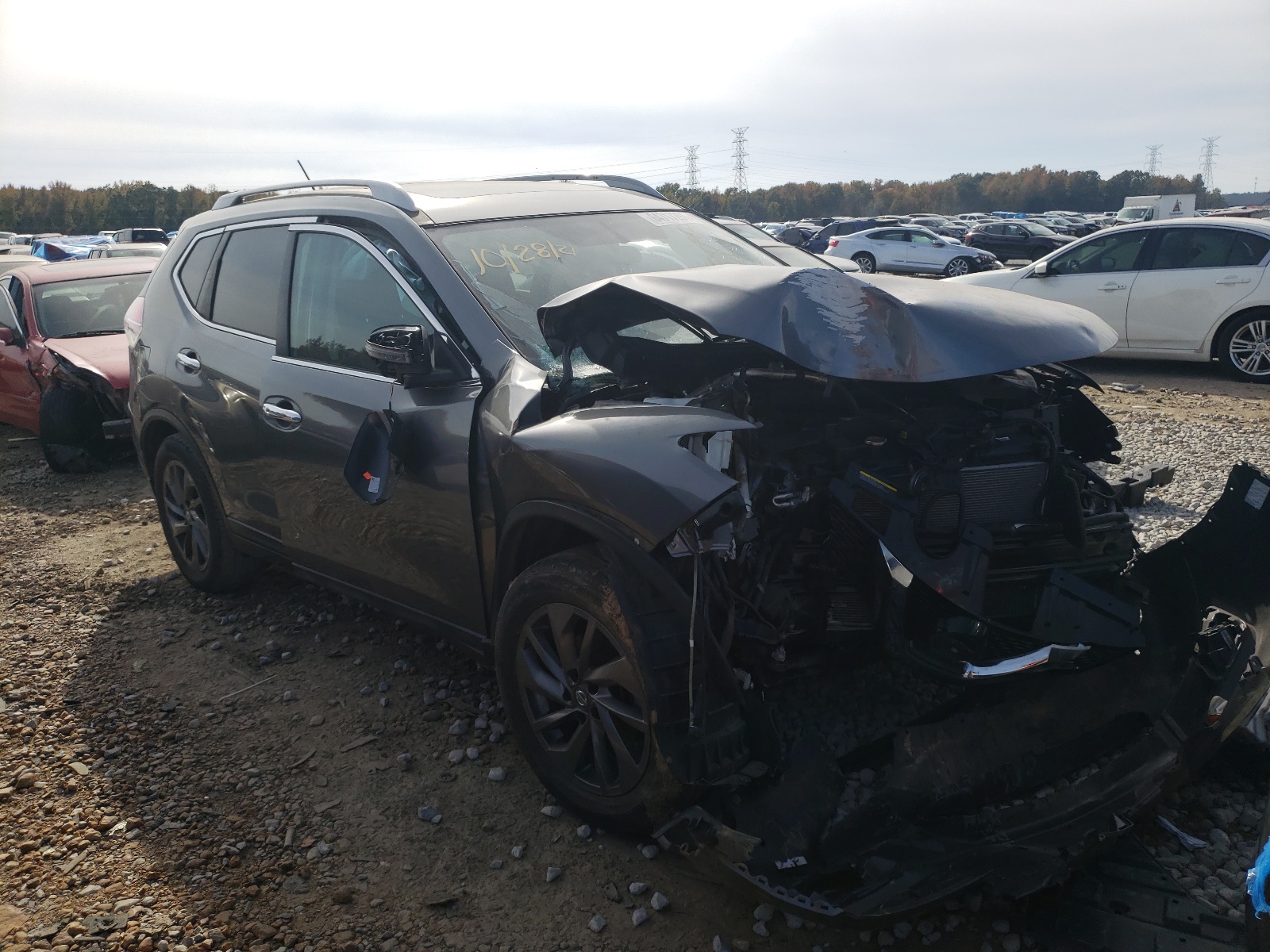 NISSAN ROGUE S 2016 with VIN 5N1AT2MT3GC884662 - Photo from auction