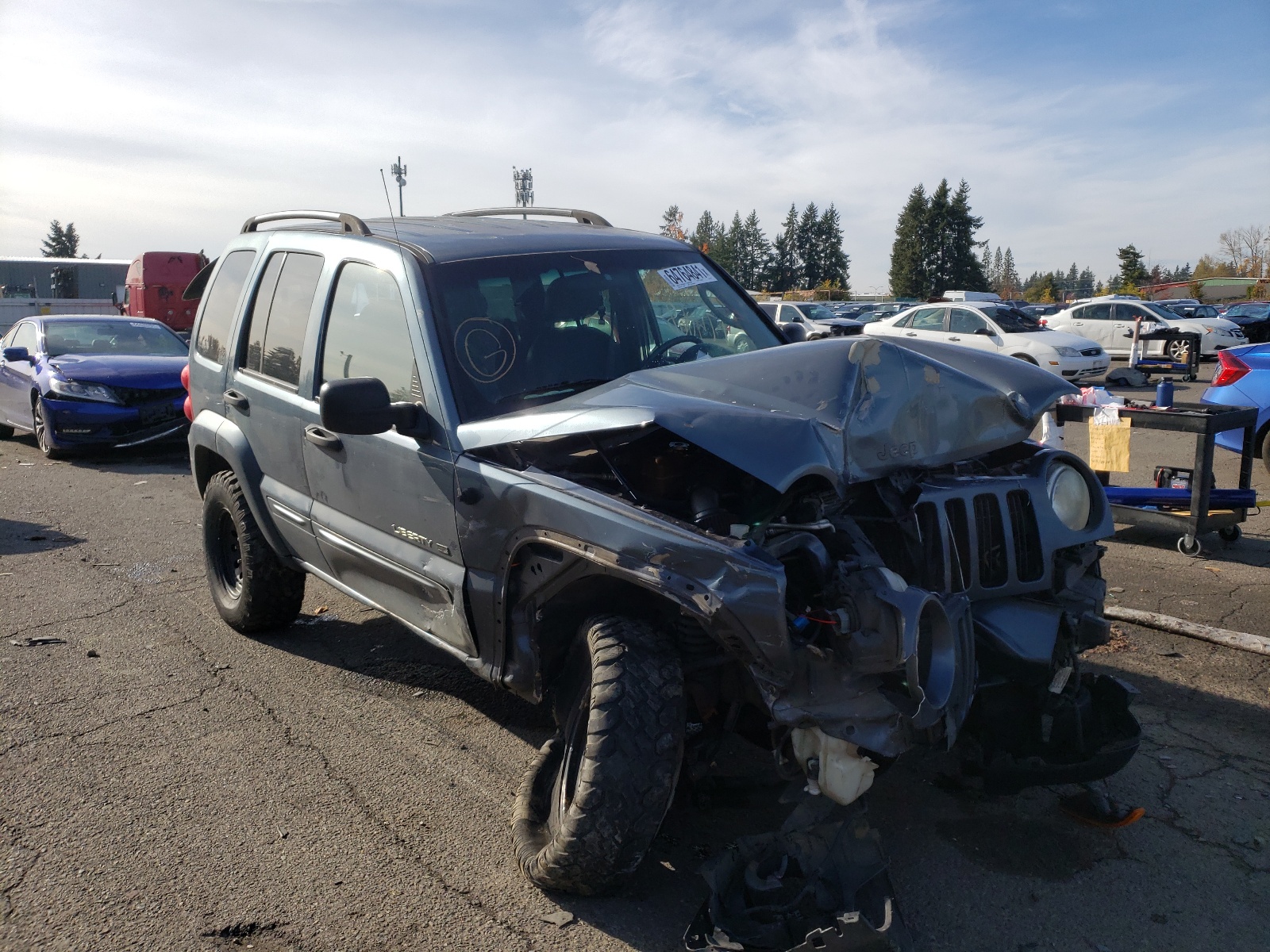 JEEP LIBERTY LI 2002 with VIN 1J4GL58KX2W269562 - Photo from auction