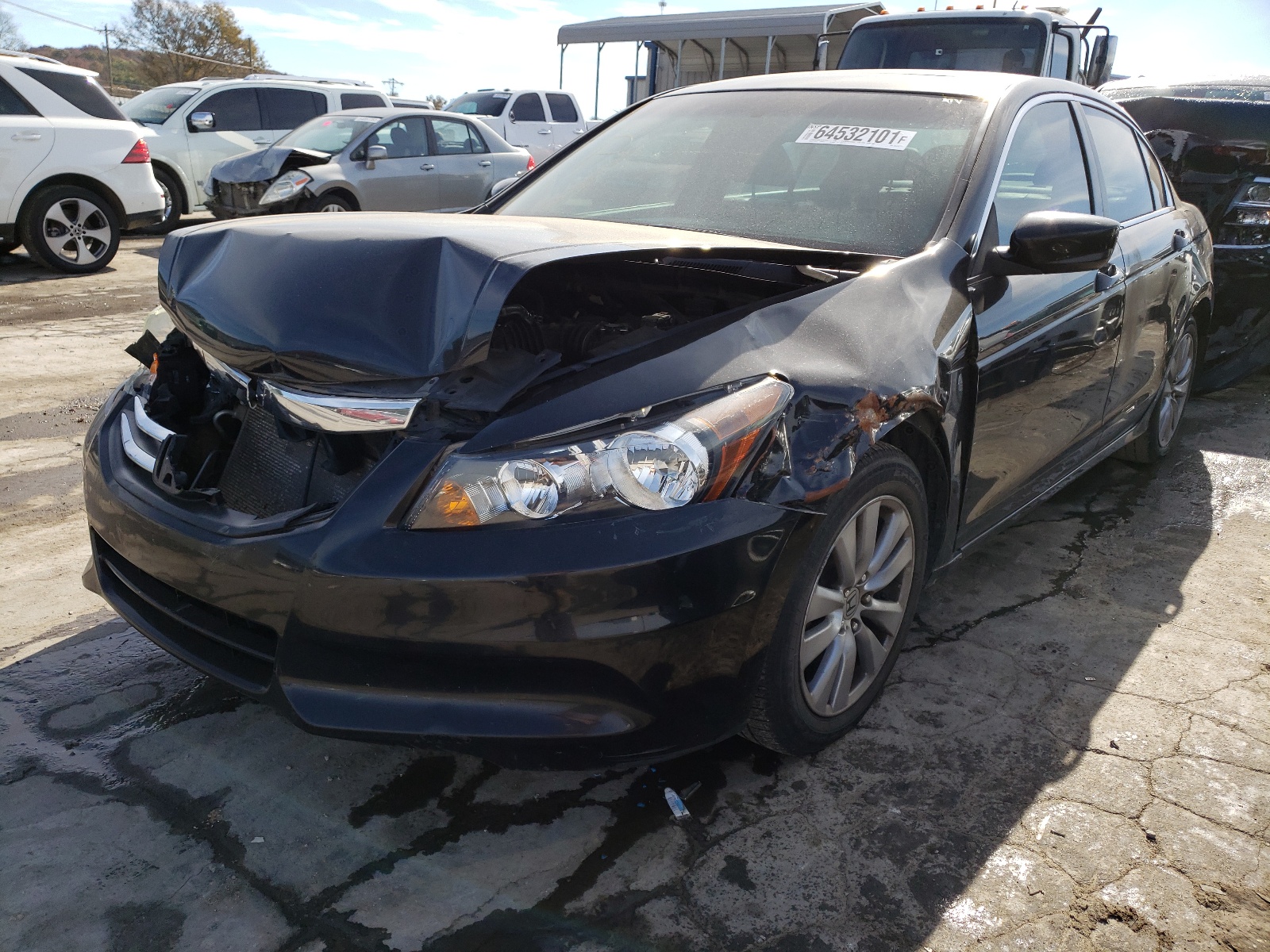 Photo 2 from auction – 2011 HONDA ACCORD EXL with VIN 1HGCP2F82BA085410