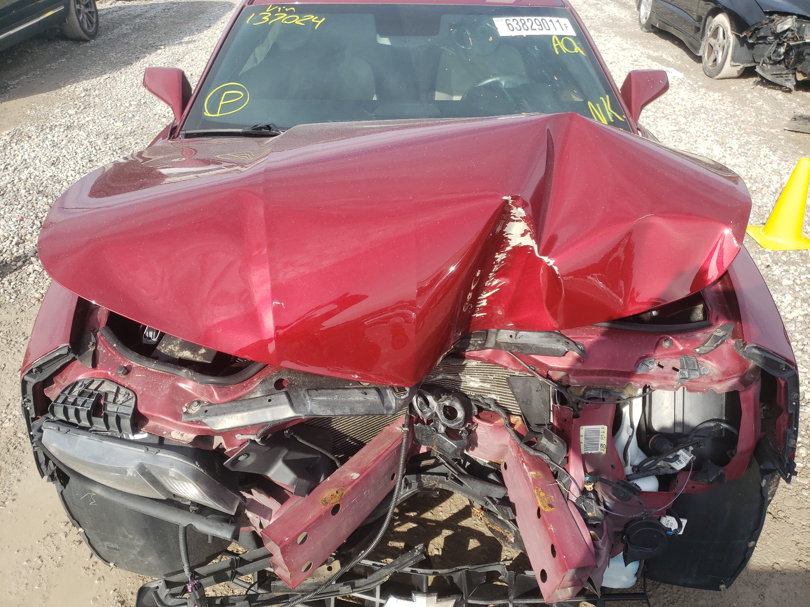 Photo 7 from auction – 2011 CHEVROLET CAMARO LT with VIN 2G1FC1ED0B9137024