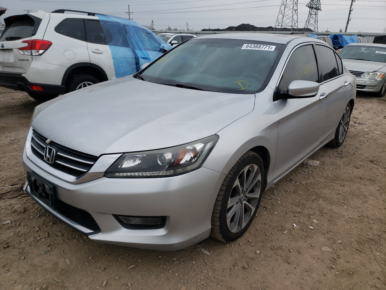 Photo 2 from auction – 2014 HONDA ACCORD SPO with VIN 1HGCR2F50EA090657