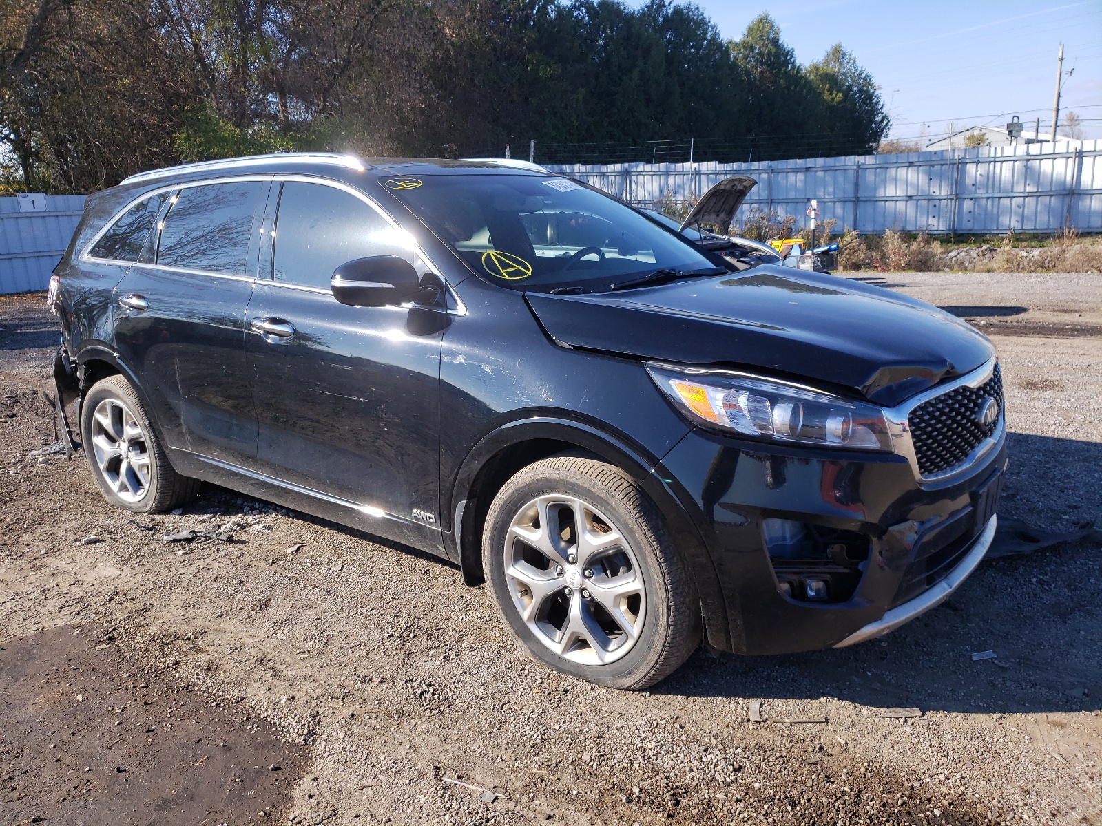 KIA SORENTO SX 2018 with VIN 5XYPKDA19JG352464 - Photo from auction