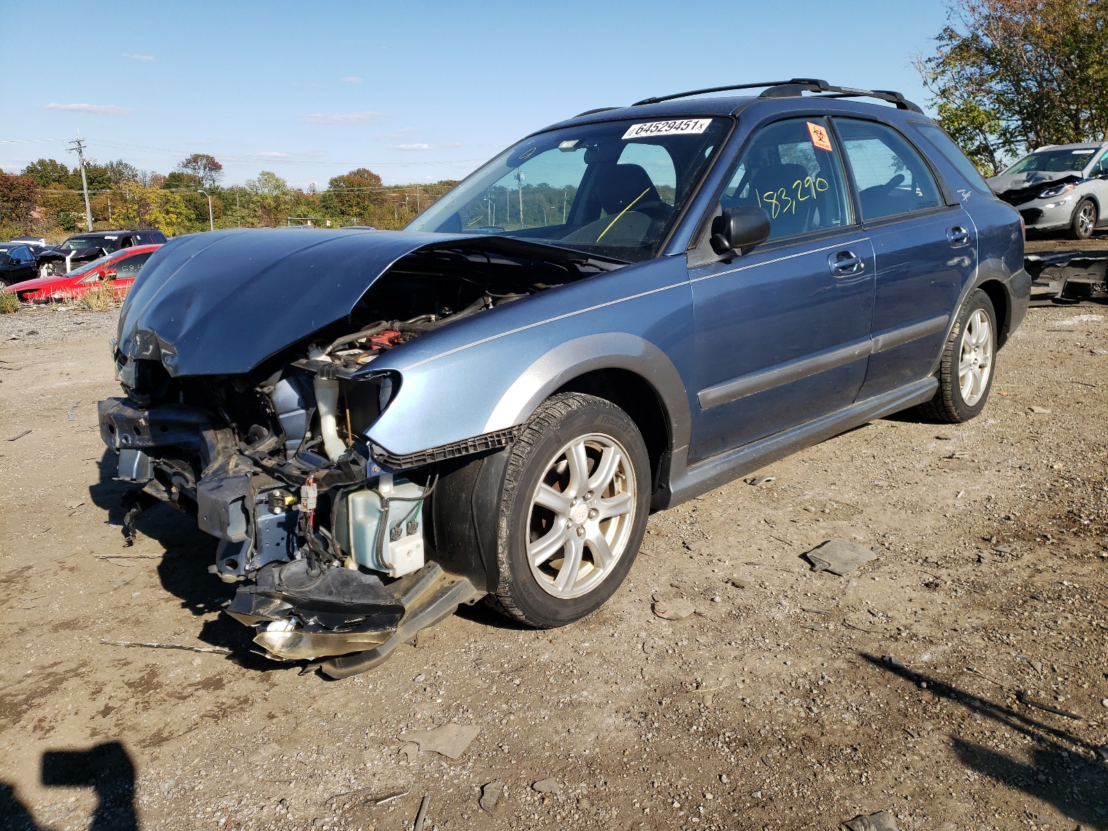 Photo 2 from auction – 2007 SUBARU IMPREZA OU with VIN JF1GG63647G801003