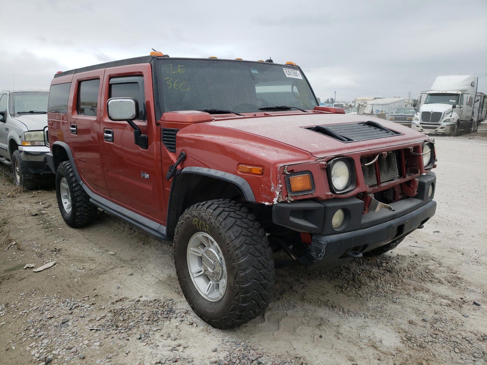 HUMMER H2 2003 with VIN 5GRGN23U93H122094 - Photo from auction