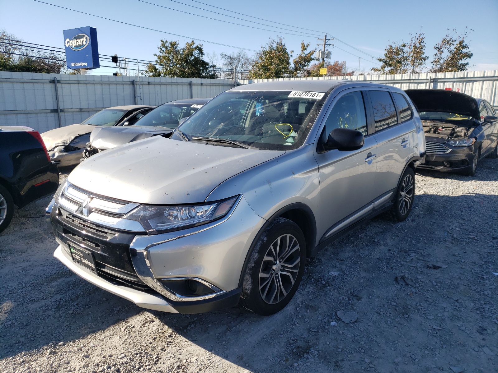 Photo 2 from auction – 2018 MITSUBISHI OUTLANDER with VIN JA4AZ3A39JZ058152