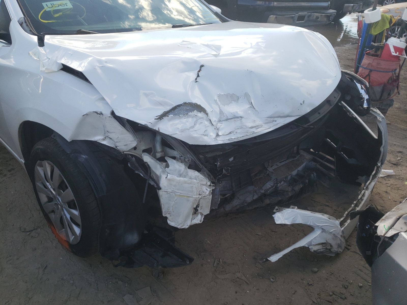 Photo 9 from auction – 2014 NISSAN SENTRA S with VIN 3N1AB7AP4EY304676