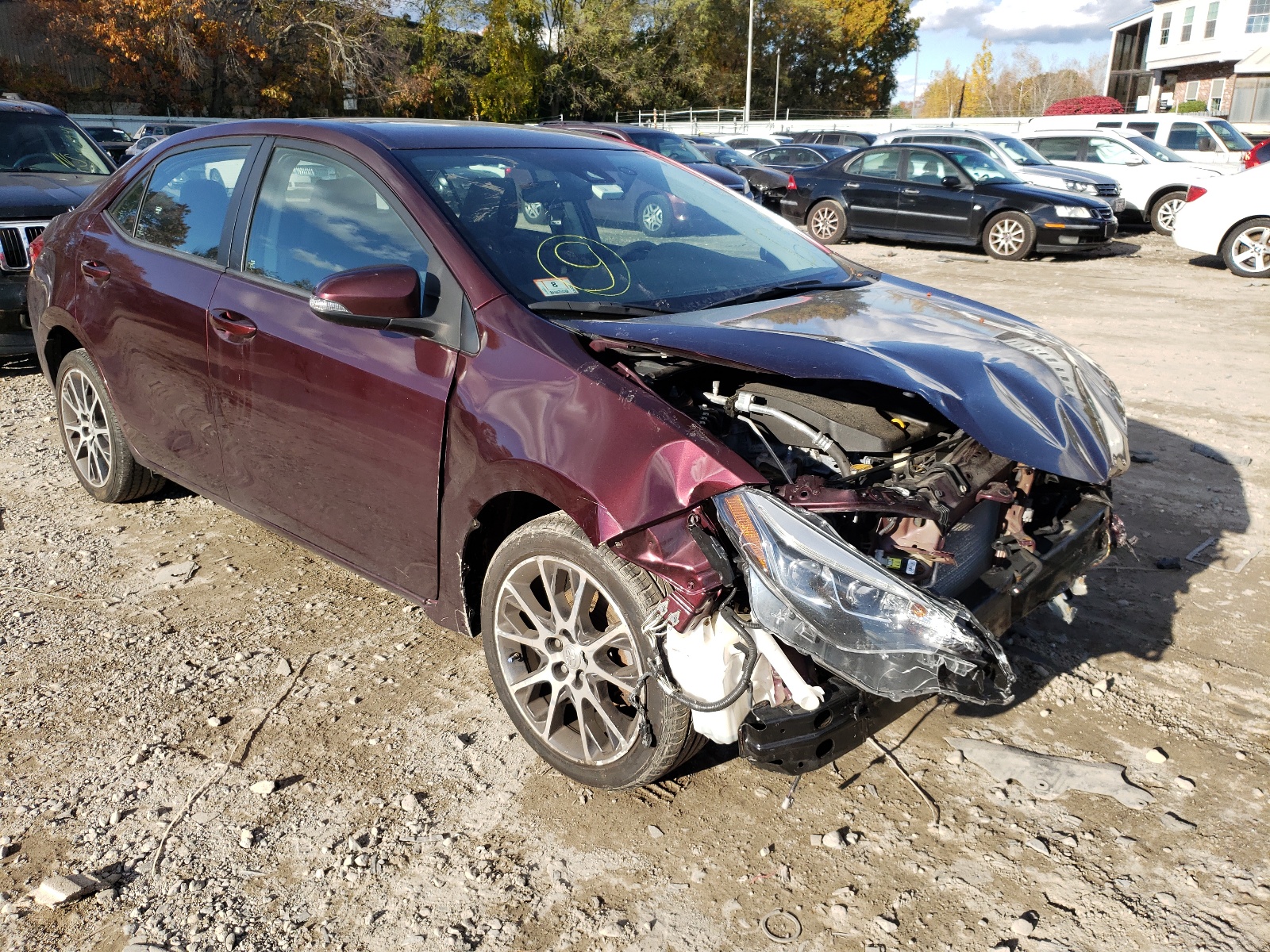TOYOTA COROLLA L 2017 with VIN 5YFBURHE4HP579500 - Photo from auction