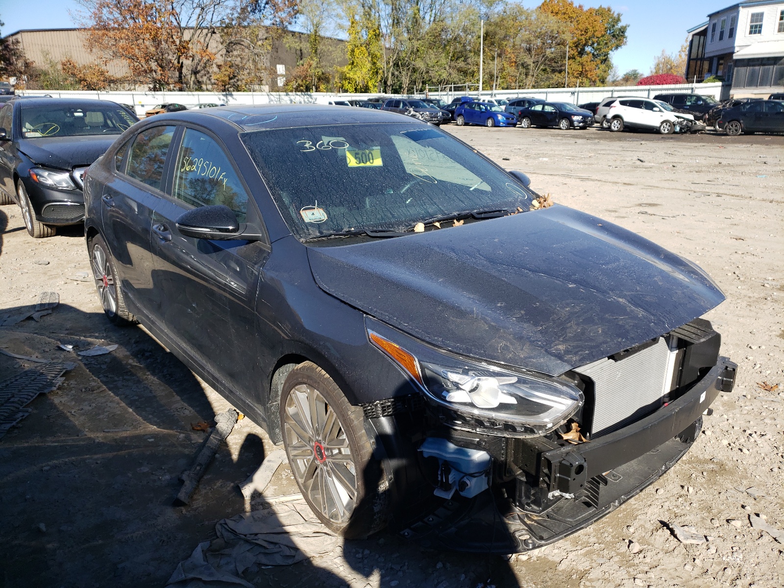 Photo 1 from auction – 2021 KIA FORTE GT with VIN 3KPF44AC8ME345322