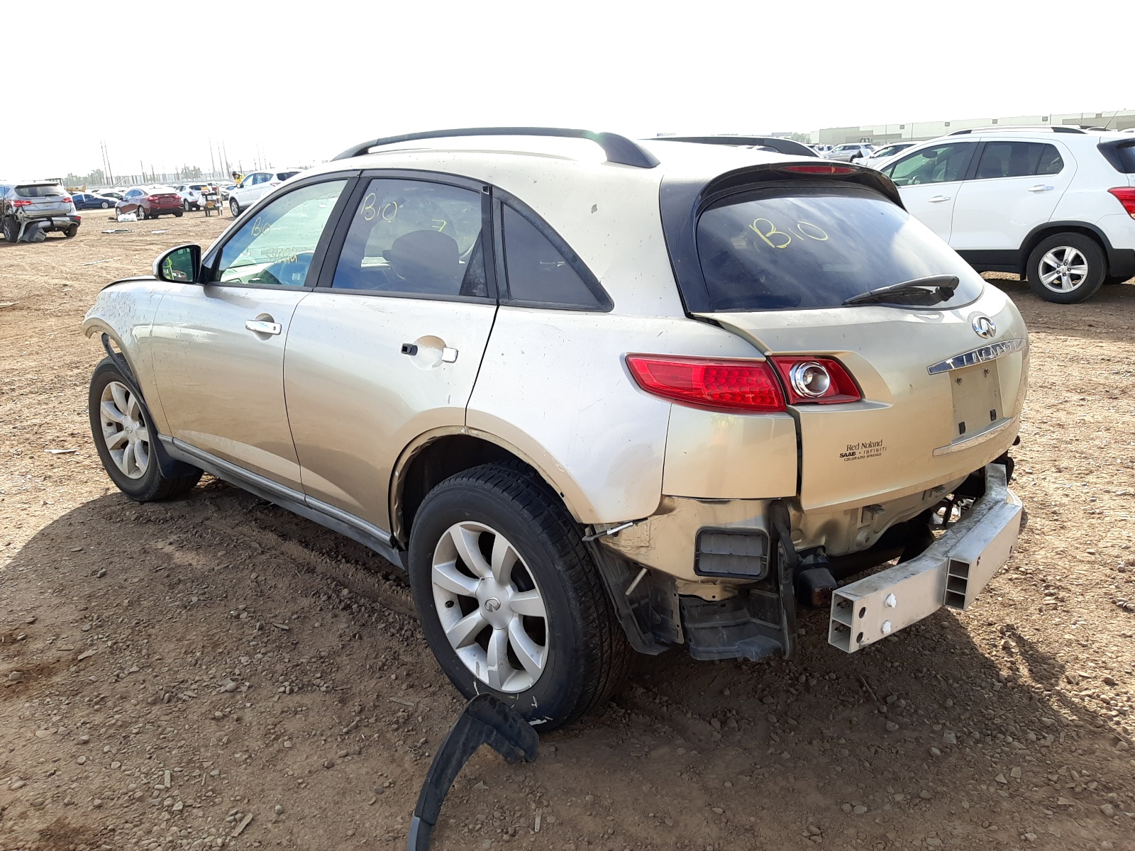 Photo 3 from auction – 2003 INFINITI FX35 with VIN JNRAS08W43X202570