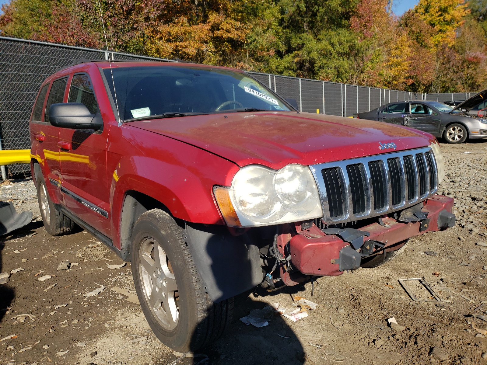 JEEP GRAND CHER 2005 with VIN 1J4HR58N85C549077 - Photo from auction