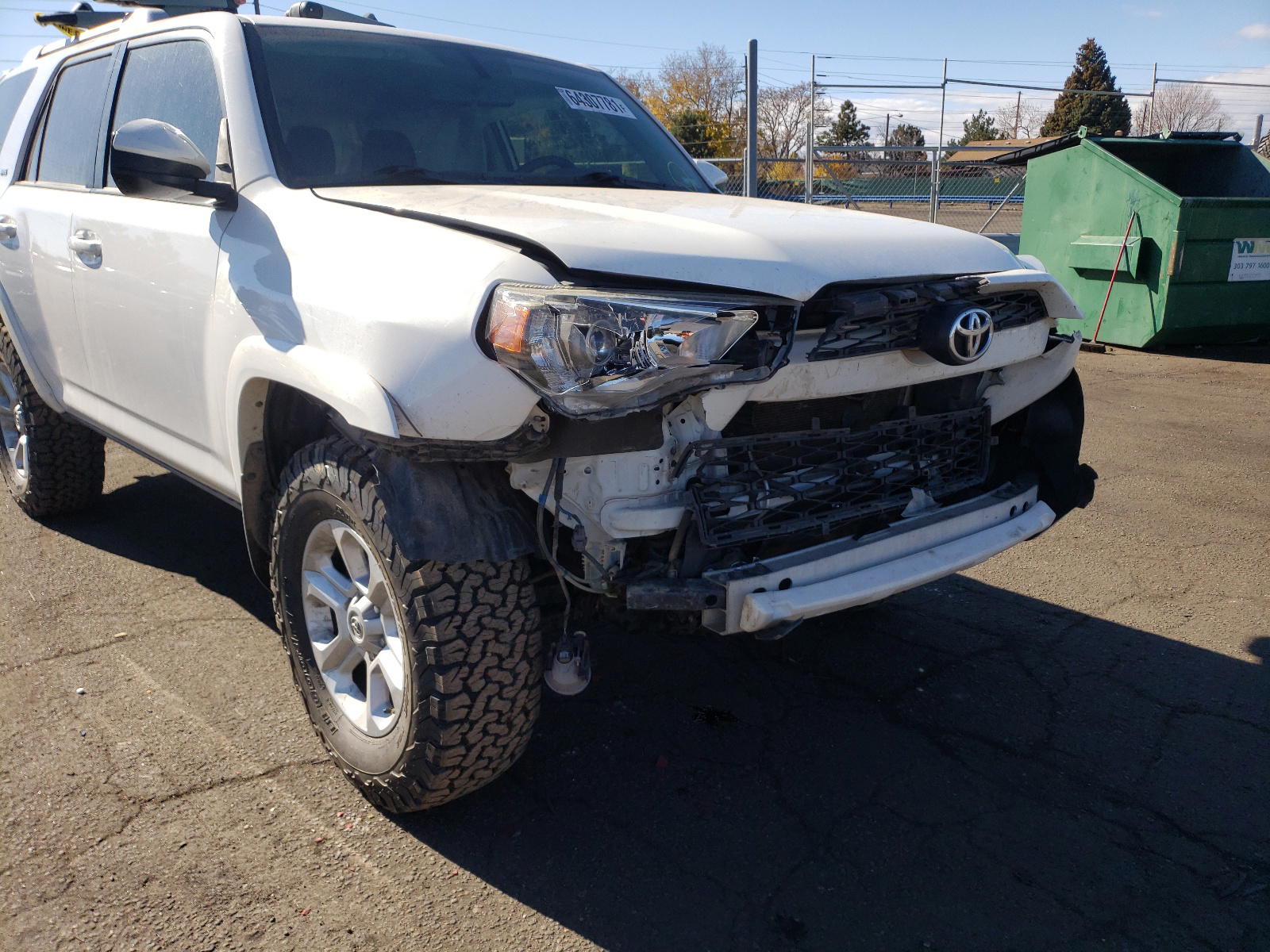 Photo 9 from auction – 2015 TOYOTA 4RUNNER SR with VIN JTEBU5JR1F5226532