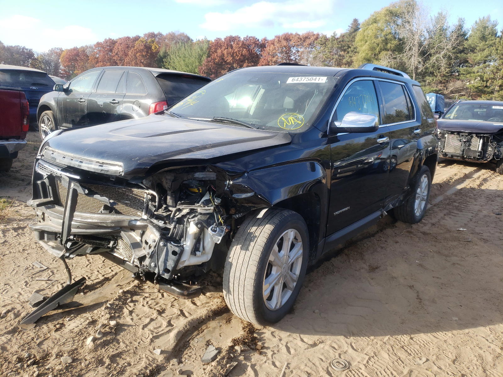 Photo 2 from auction – 2017 GMC TERRAIN SL with VIN 2GKFLUE32H6172808