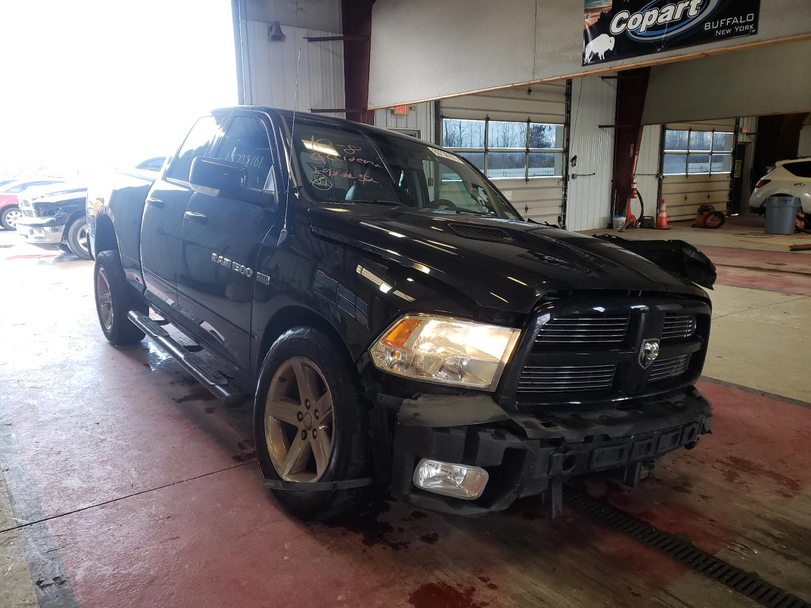 DODGE RAM 1500 S 2012 with VIN 1C6RD7HT3CS115016 - Photo from auction
