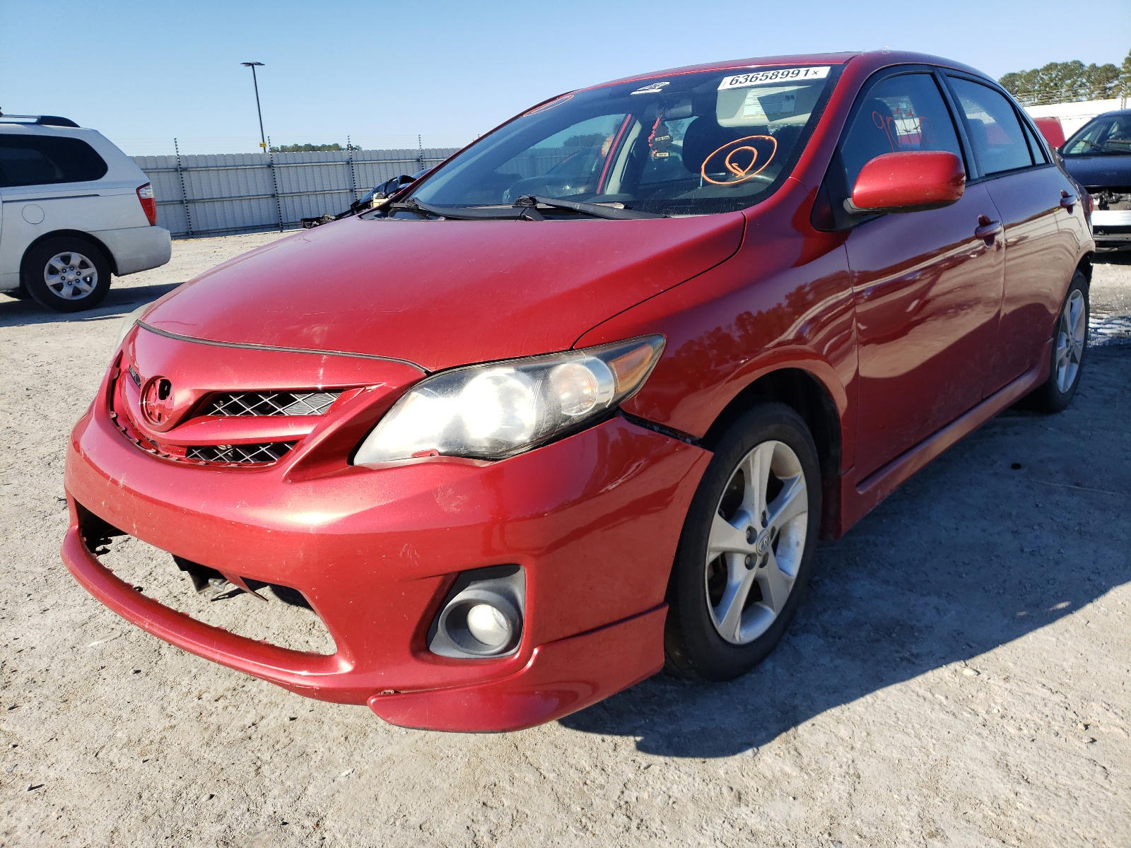 Photo 2 from auction – 2012 TOYOTA COROLLA BA with VIN 5YFBU4EE2CP012329