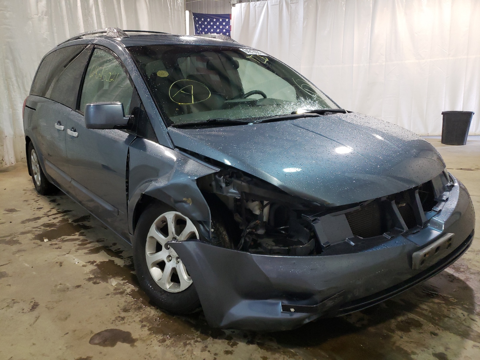 NISSAN QUEST 2008 with VIN 5N1BV28U18N107727 - Photo from auction