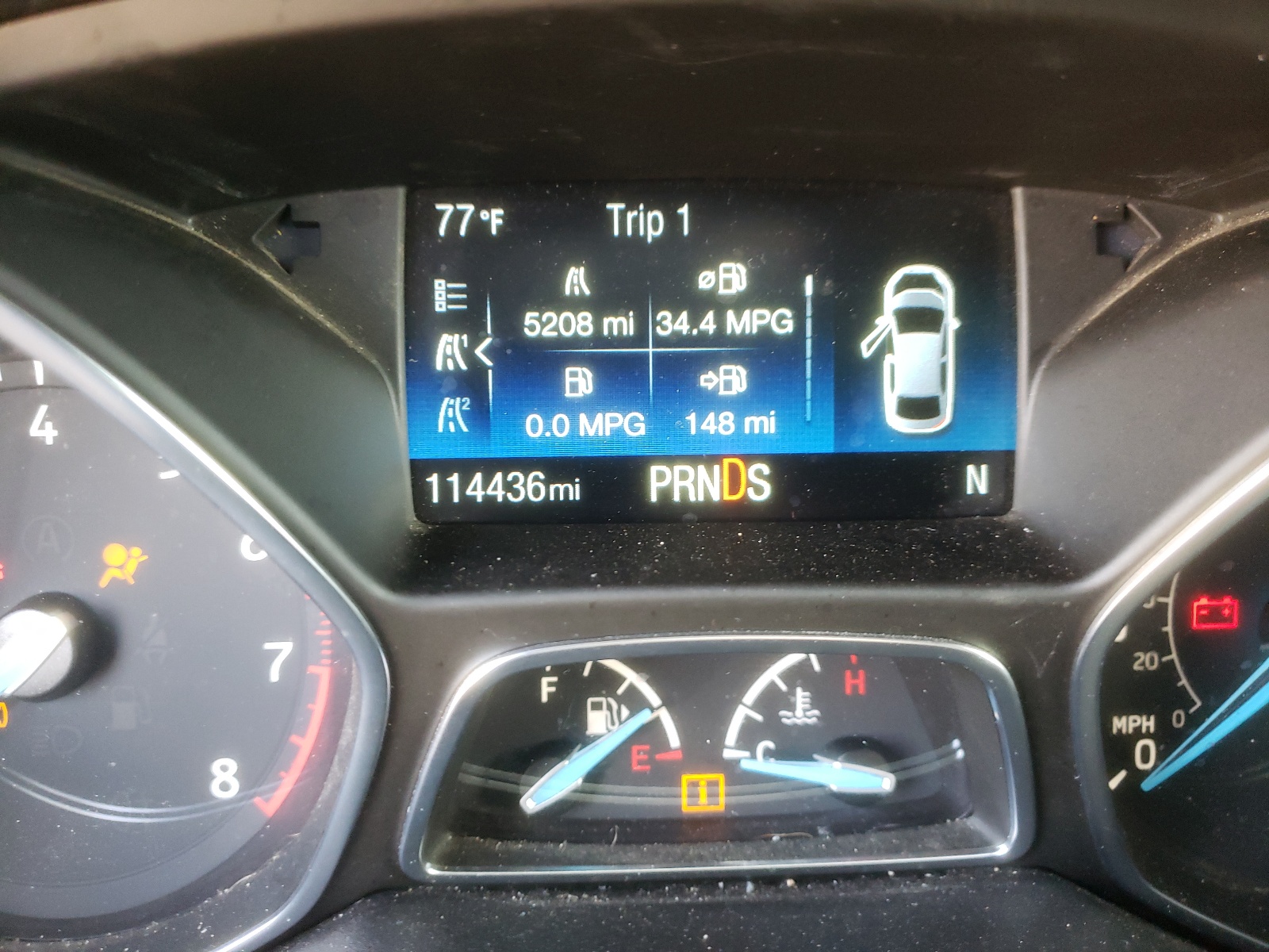 Photo 8 from auction – 2018 FORD FOCUS SEL with VIN 1FADP3H24JL305026