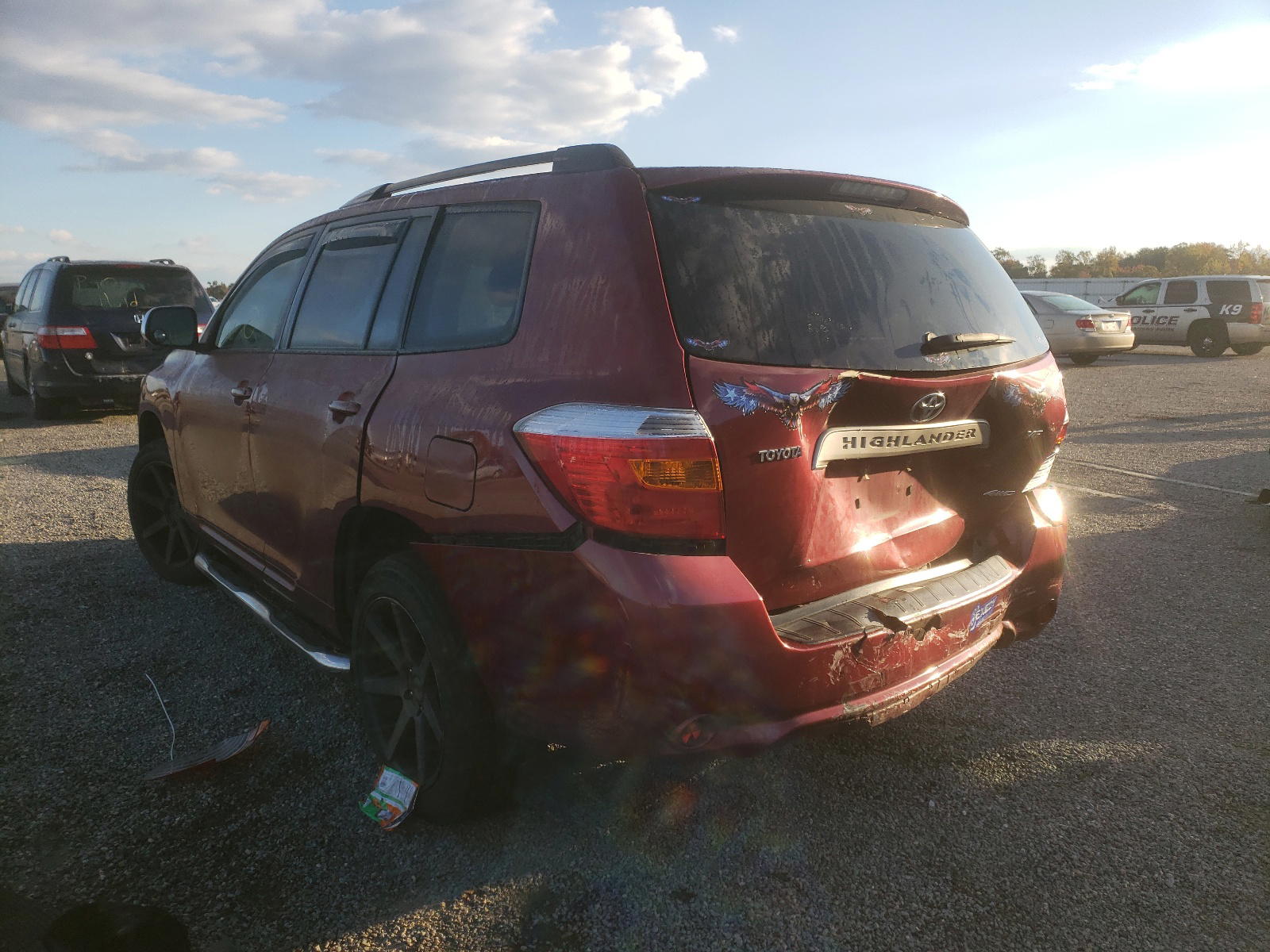 Photo 3 from auction – 2008 TOYOTA HIGHLANDER with VIN JTEES41A682048550