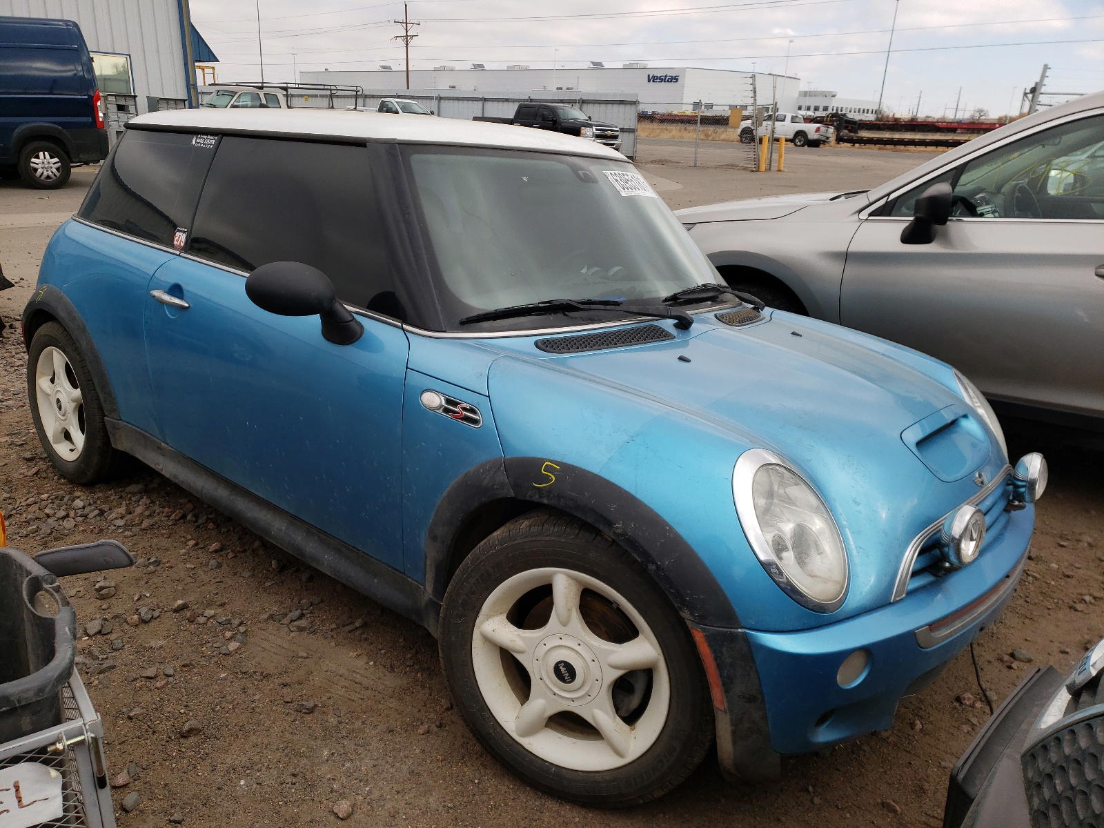 MINI COOPER S 2003 with VIN WMWRE334X3TD73414 - Photo from auction