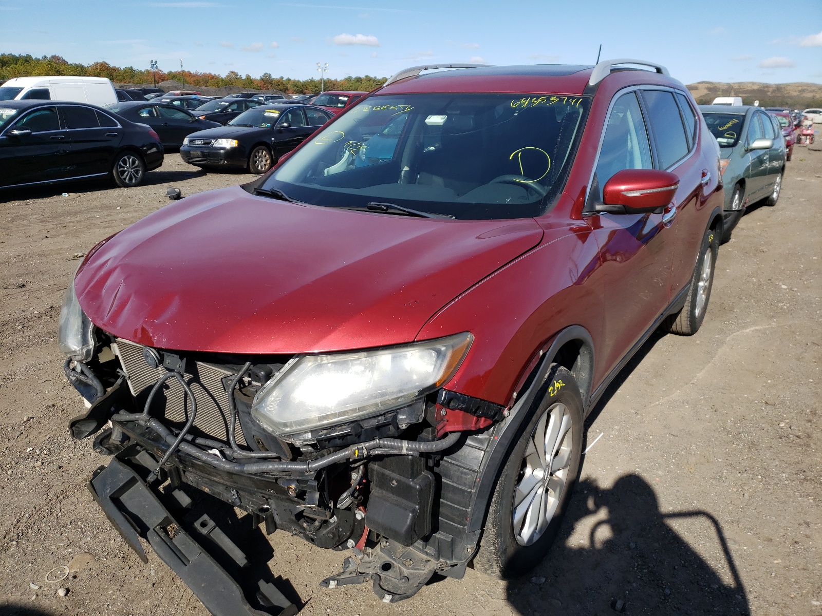 Photo 2 from auction – 2015 NISSAN ROGUE S with VIN 5N1AT2MV3FC899727