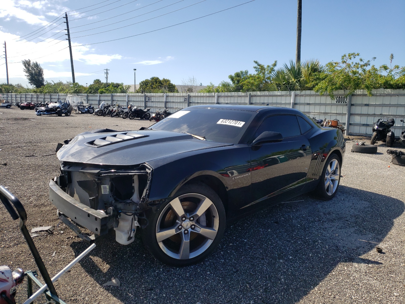Photo 2 from auction – 2012 CHEVROLET CAMARO 2SS with VIN 2G1FK1EJXC9193739