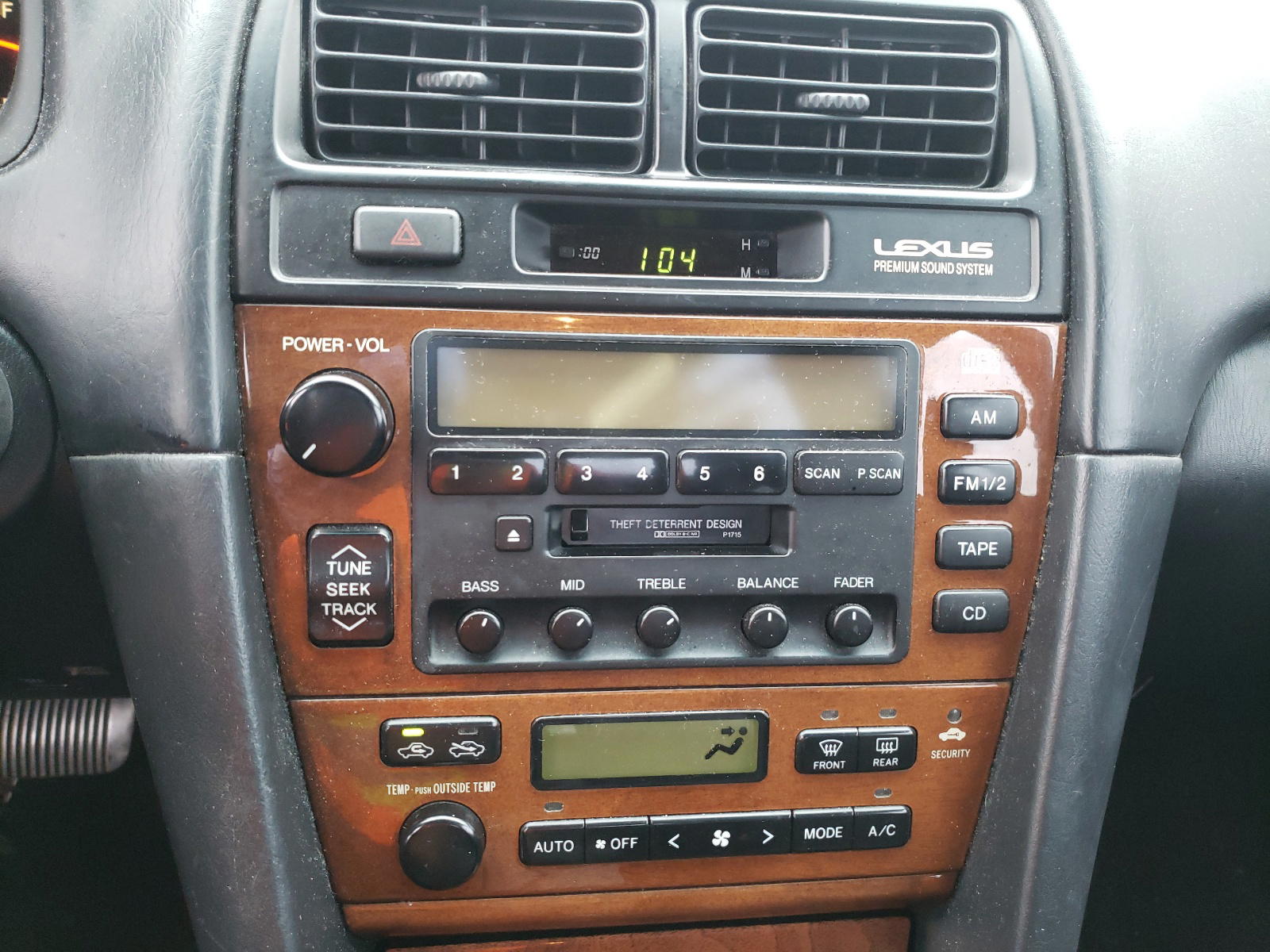 Photo 9 from auction – 2001 LEXUS ES with VIN JT8BF28GX15105183