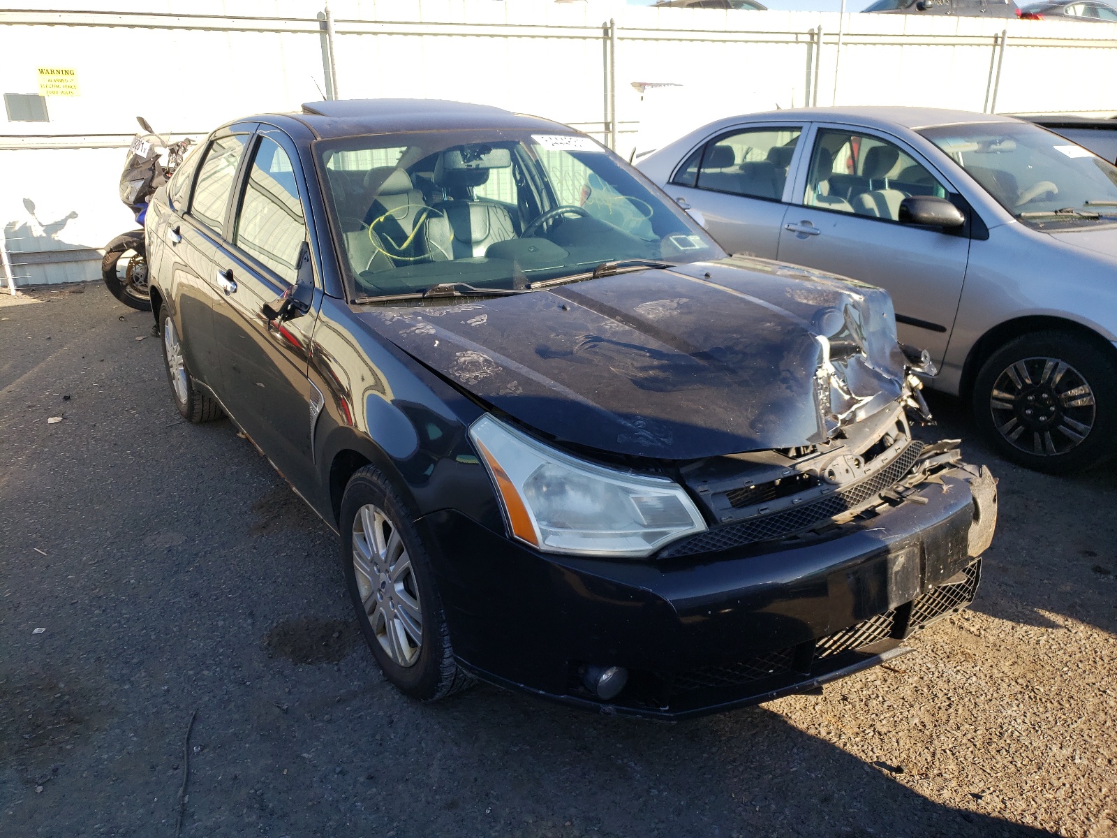 FORD FOCUS SEL 2009 with VIN 1FAHP37N89W203221 - Photo from auction