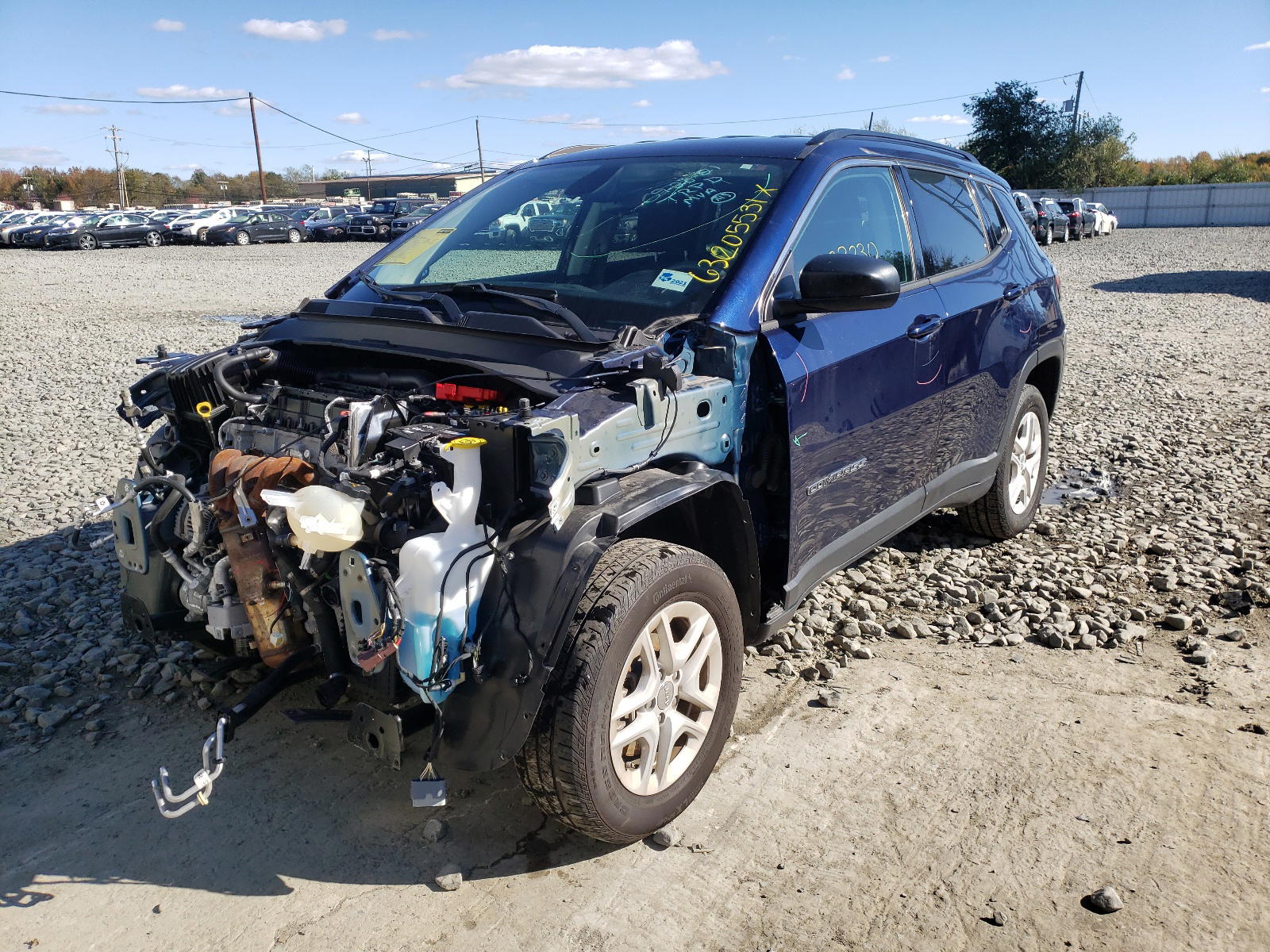 Photo 2 from auction – 2020 JEEP COMPASS SP with VIN 3C4NJDAB7LT115714