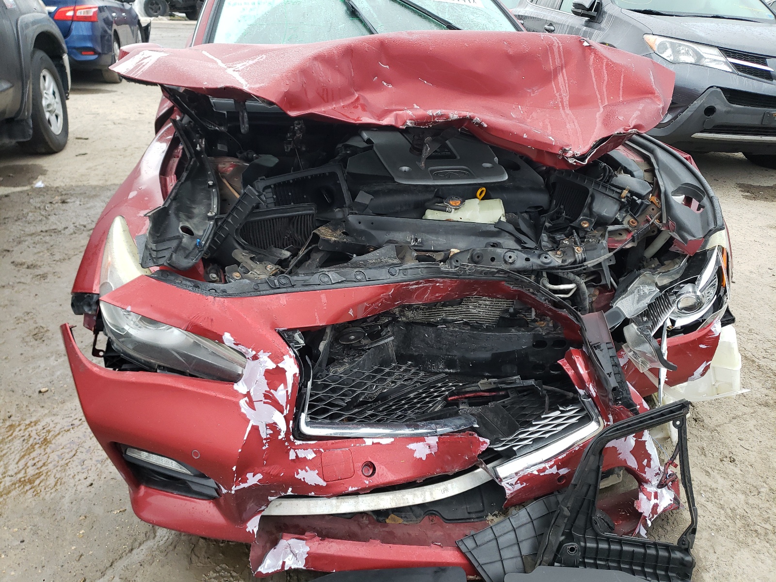 Photo 9 from auction – 2014 INFINITI Q50 BASE with VIN JN1BV7ARXEM700742